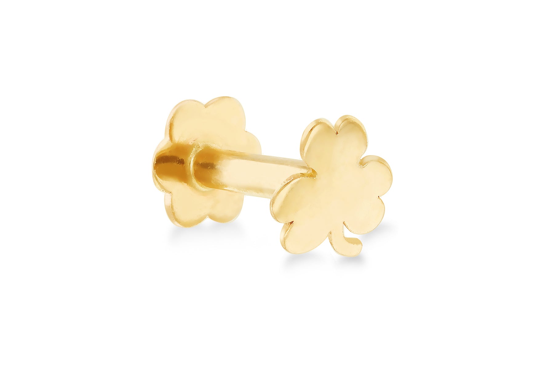 Ellie 9ct Gold Single Flatback Earring