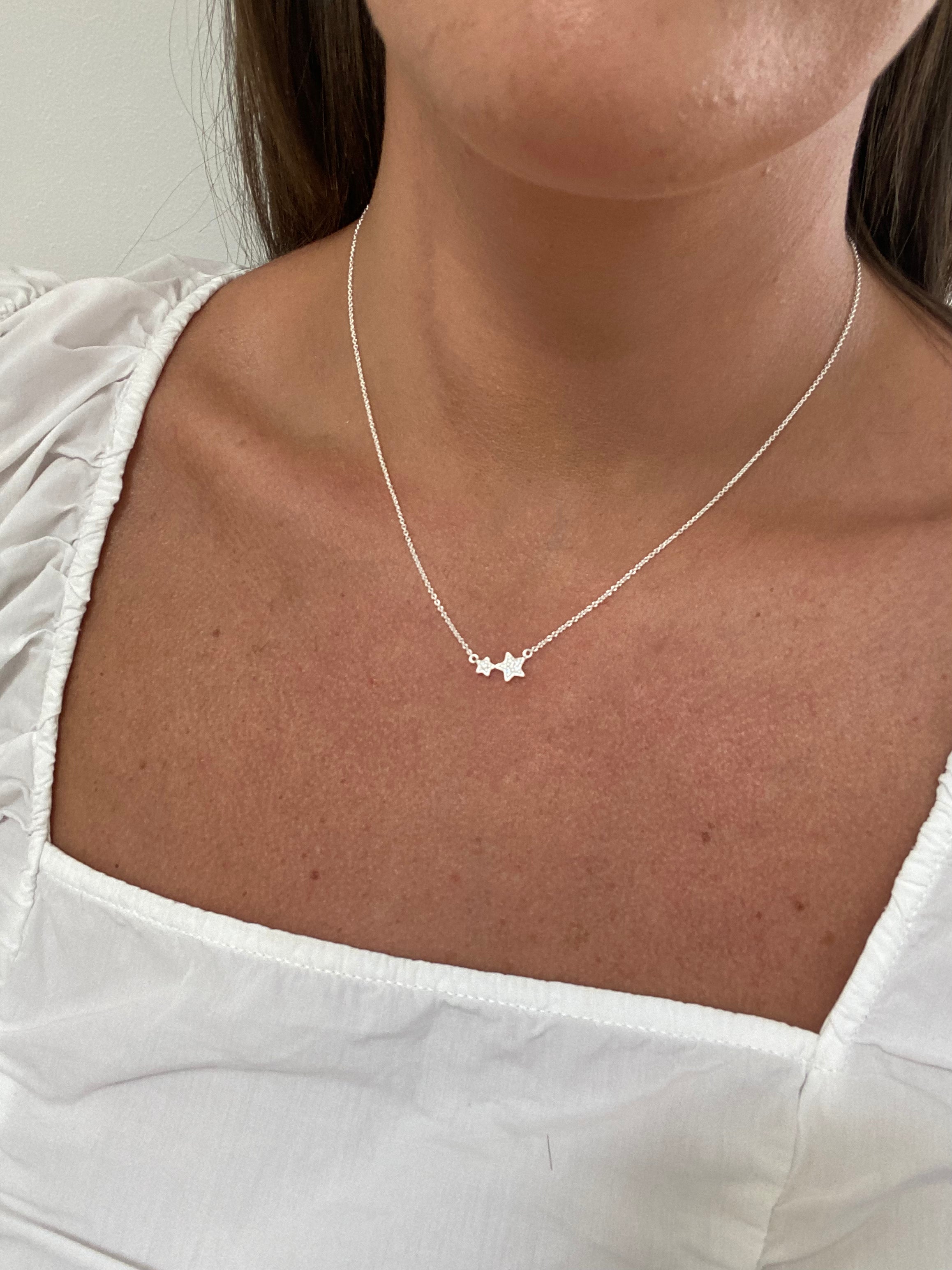 Olivia Silver Star Necklace