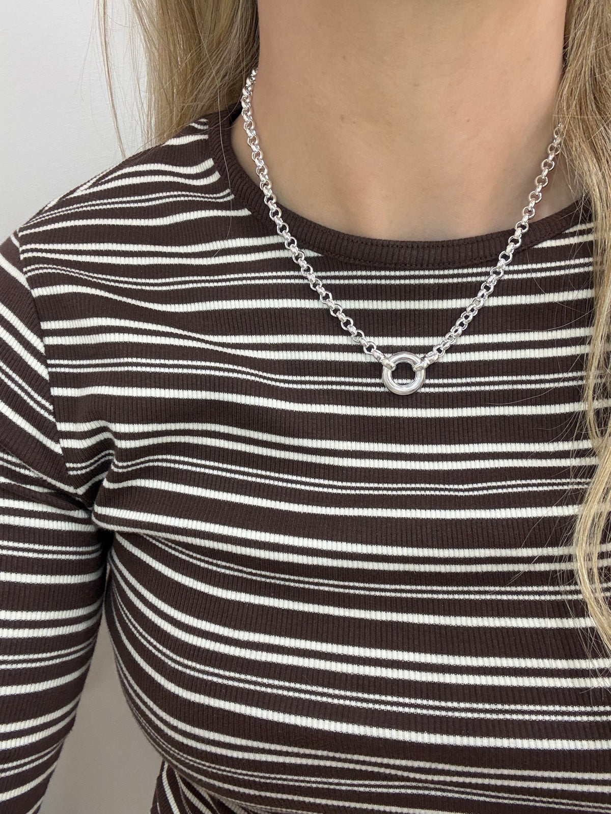 Felicity Sterling Silver Link Necklace