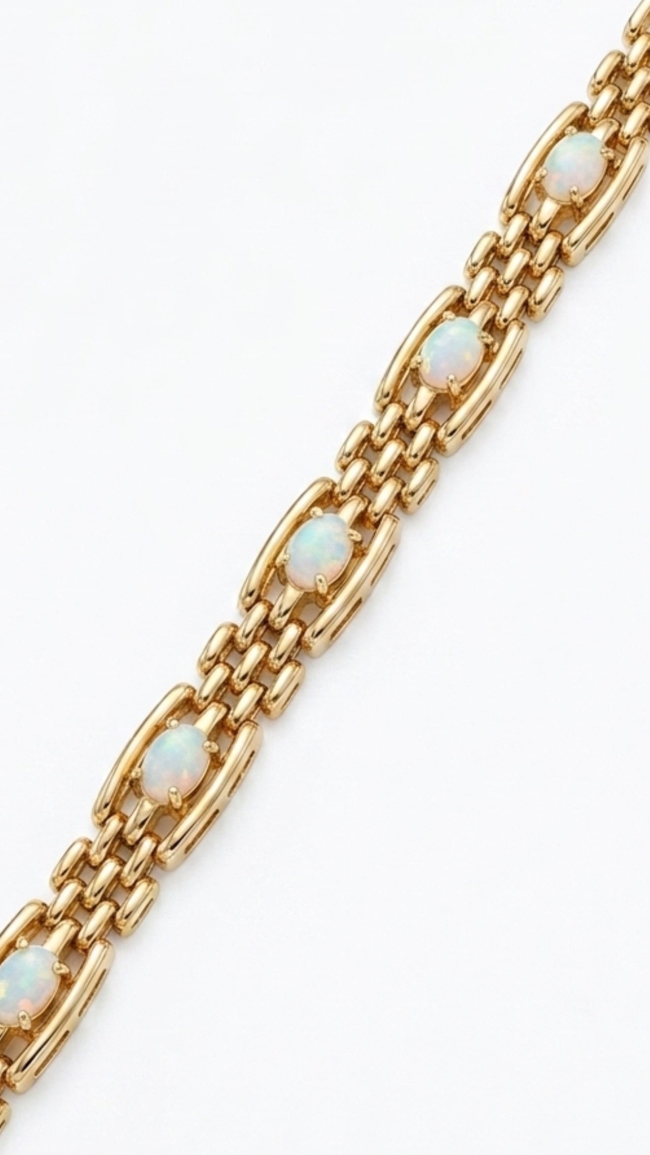 9ct Gold Opal Vintage Bracelet