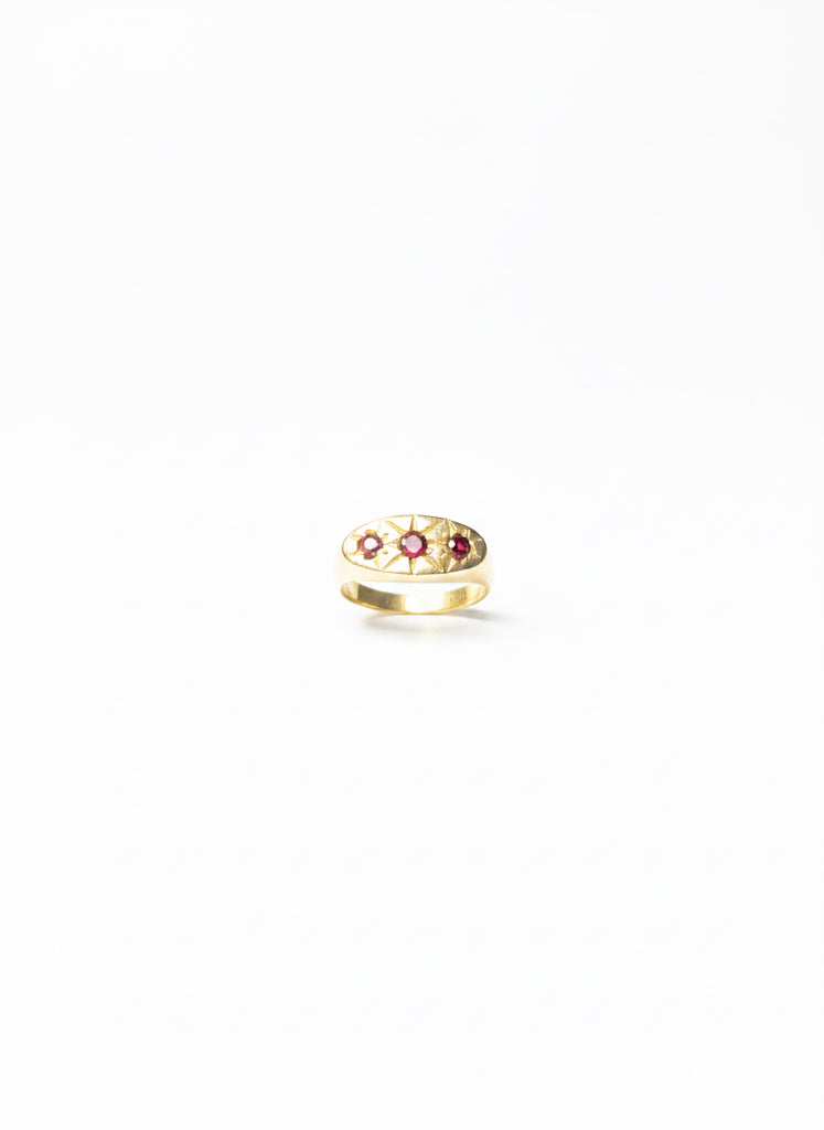 Garnet Gypsy Ring