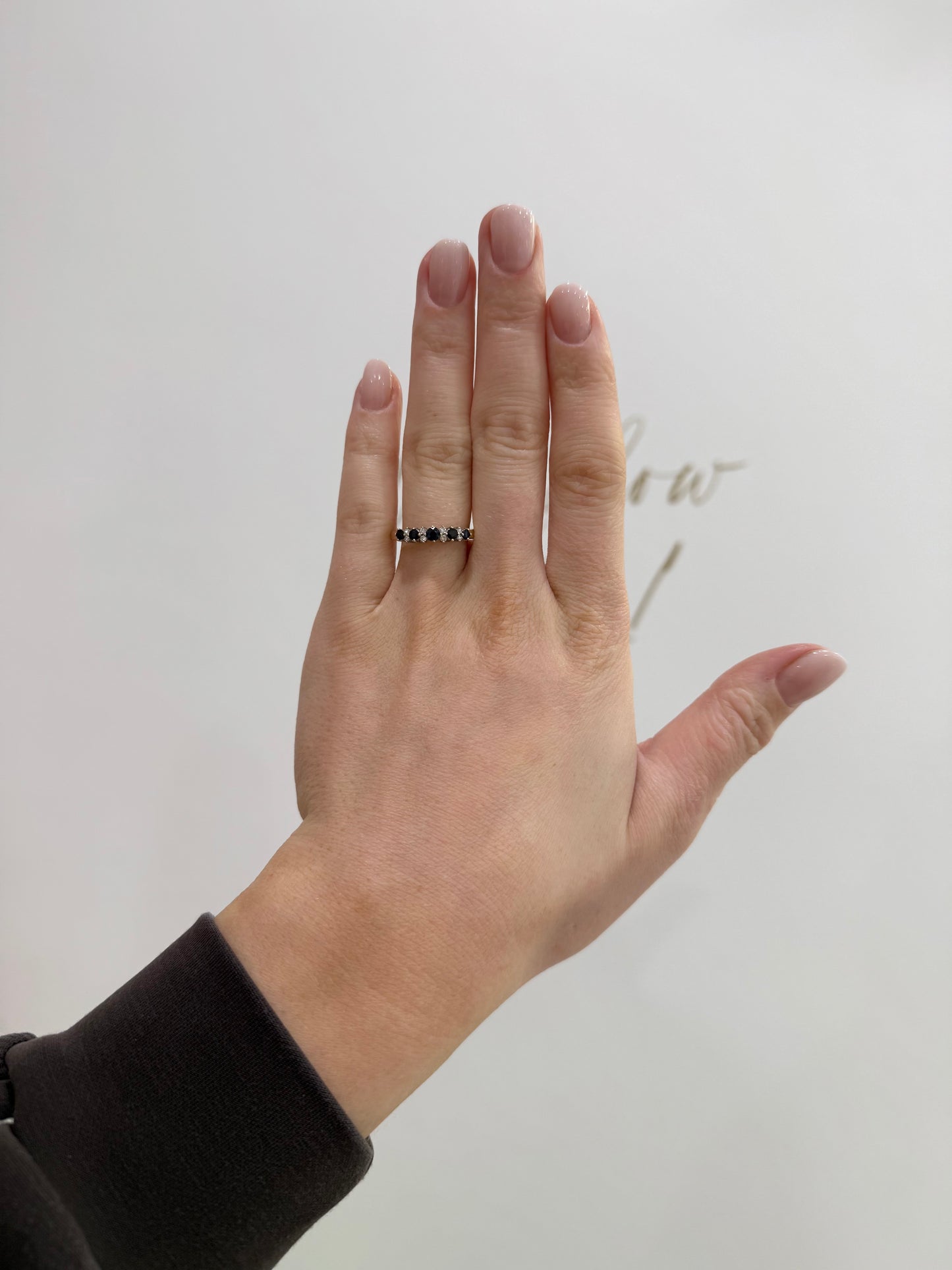 9ct Gold Sapphire & Diamond Ring