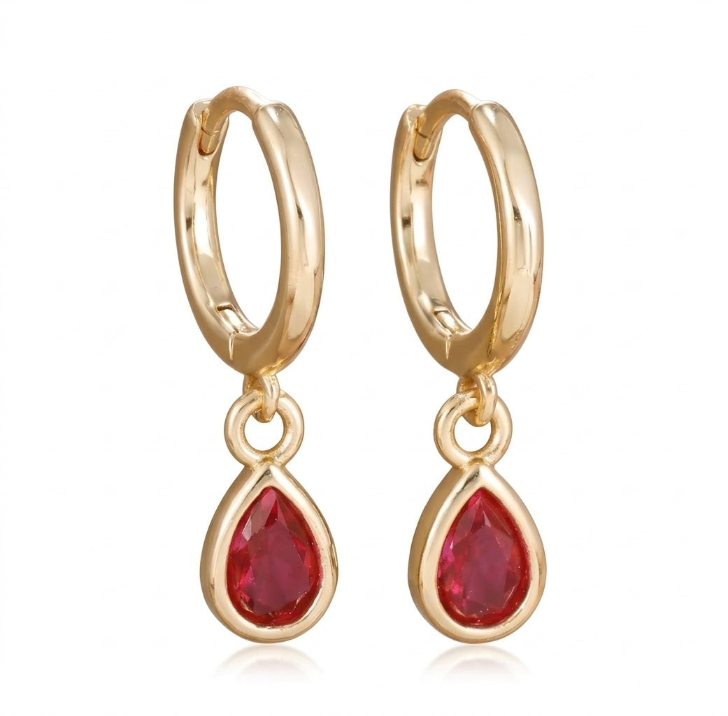 Winnie Gold Plated Coloured Earrings