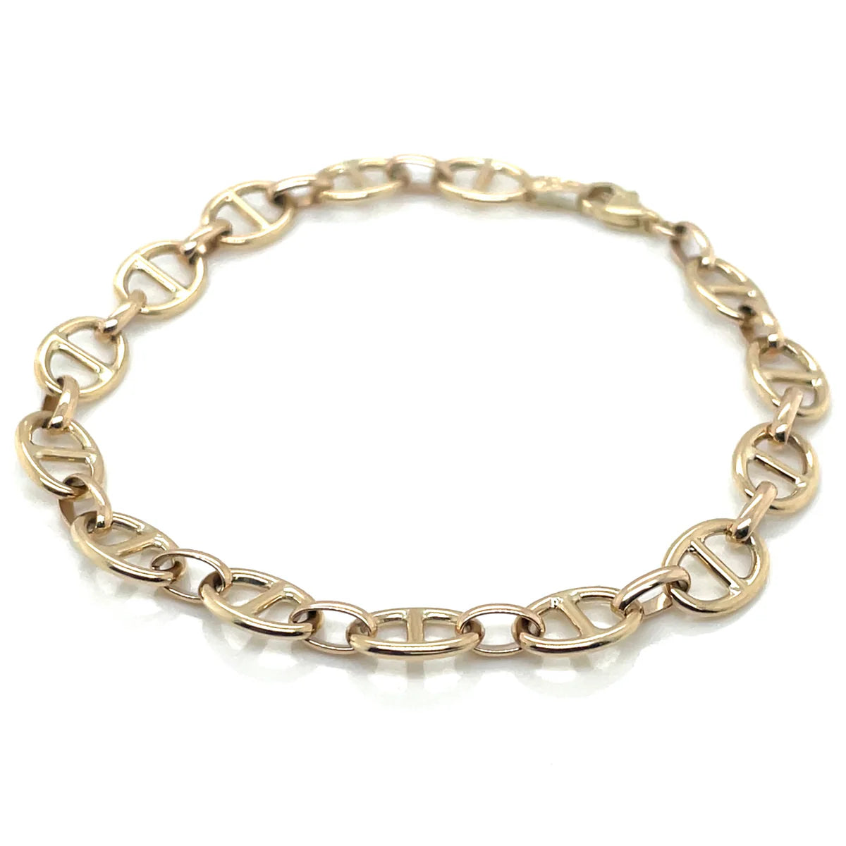 9ct Oval Marina Link Bracelet