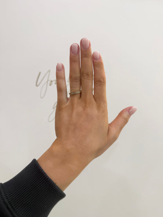 9ct Gold Diamond Half Eternity Ring