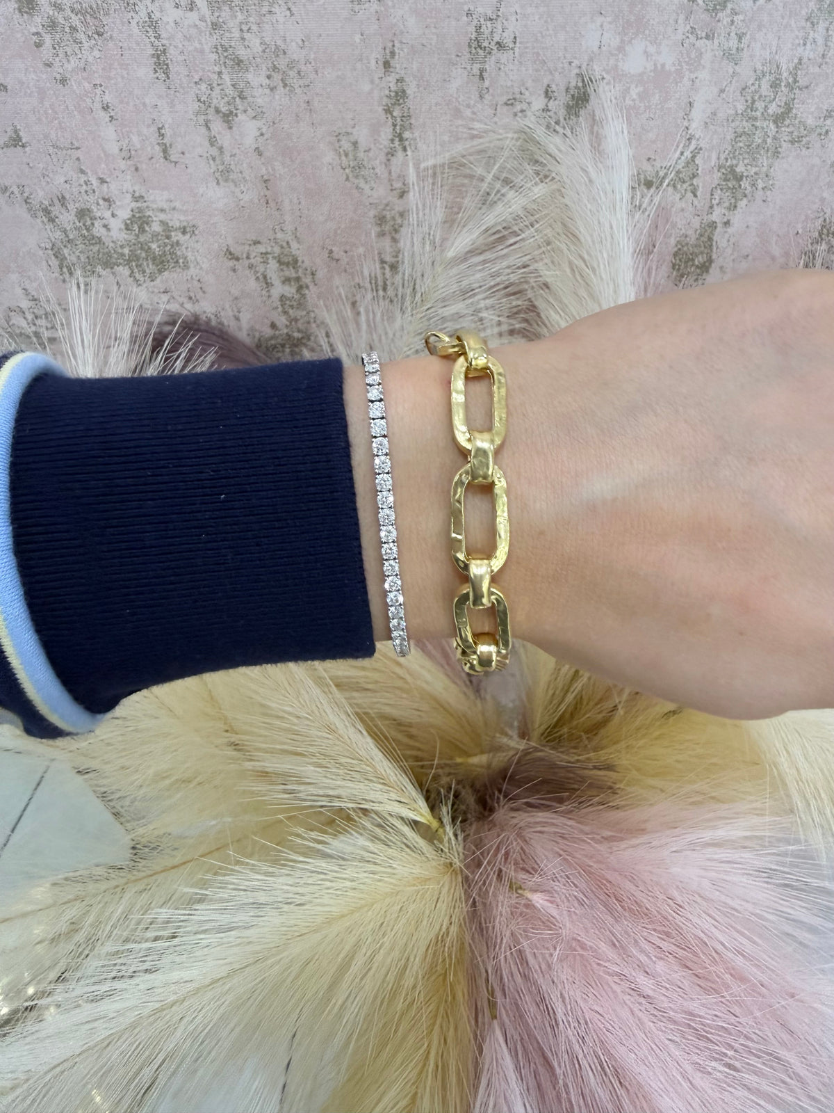 Gold Plated Larson Link Bracelet