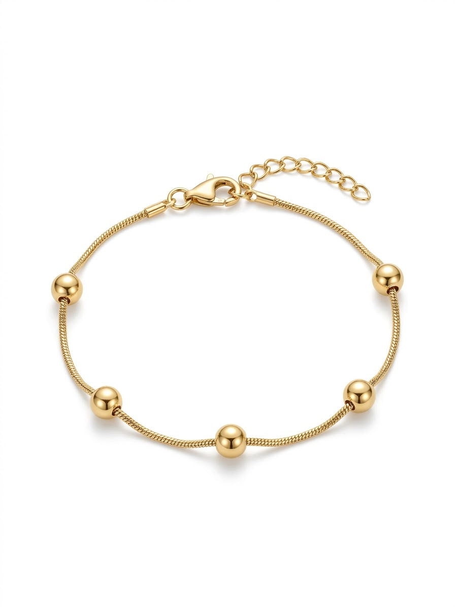 Madison Gold Plated Single Bracelet
