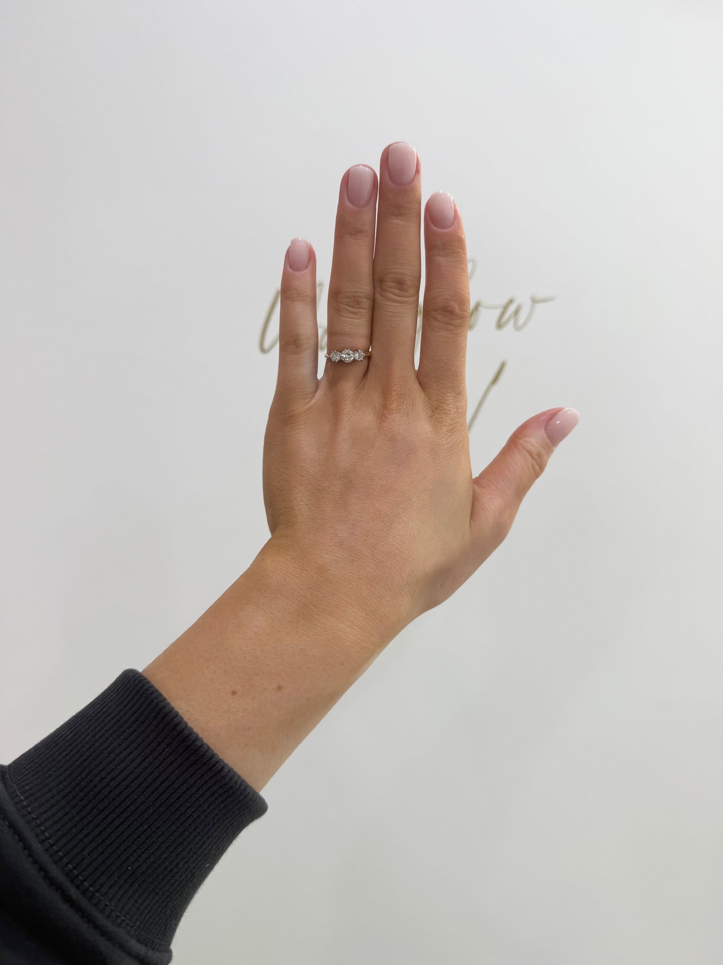 18ct Gold Diamond Trilogy Ring