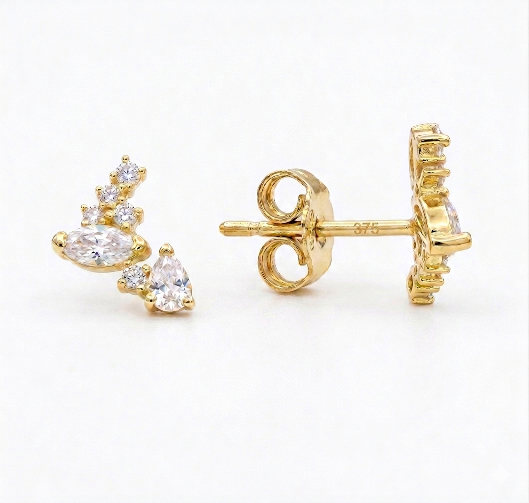 Mika 9ct Gold Earrings