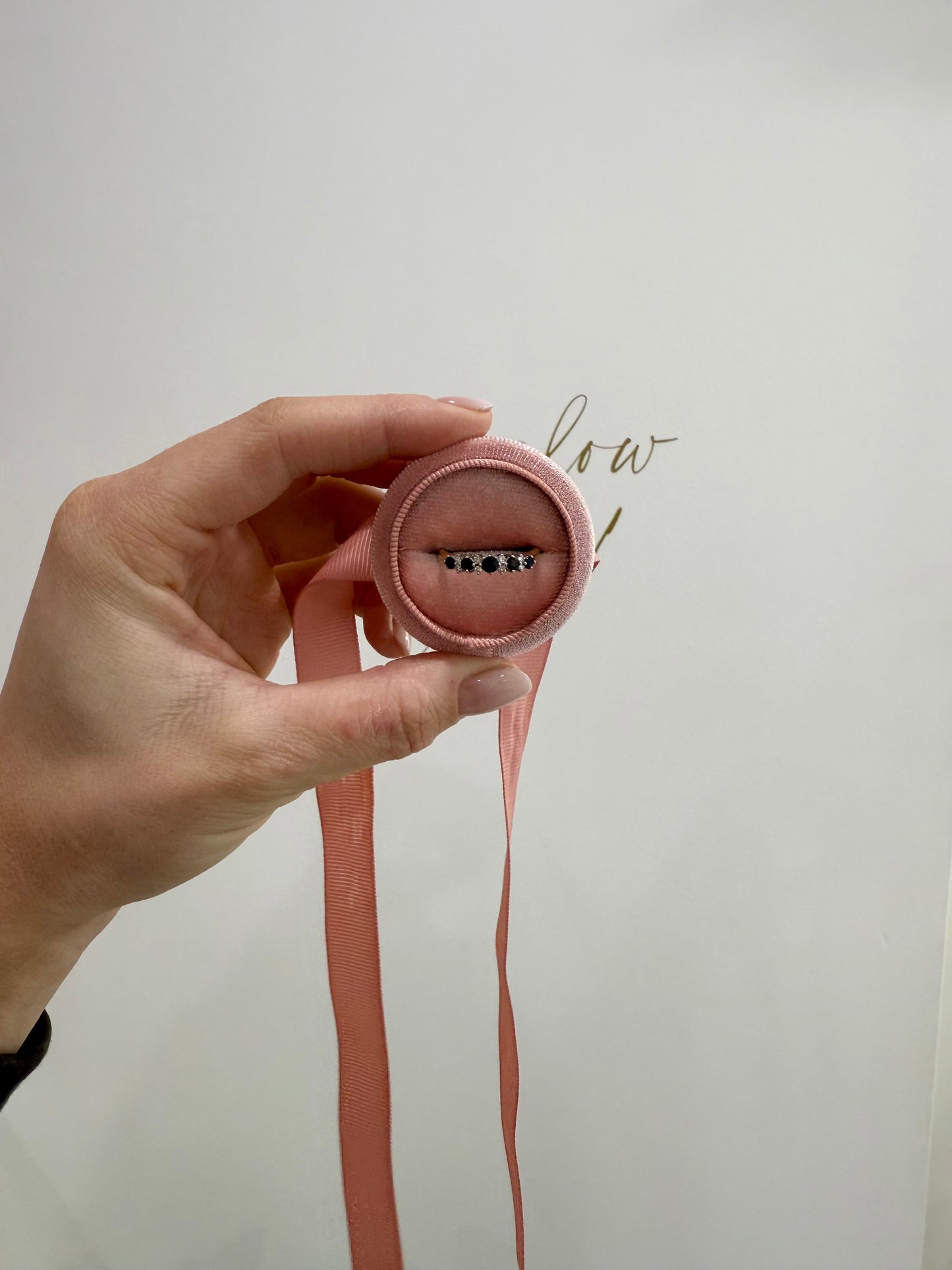 9ct Gold Sapphire & Diamond Ring