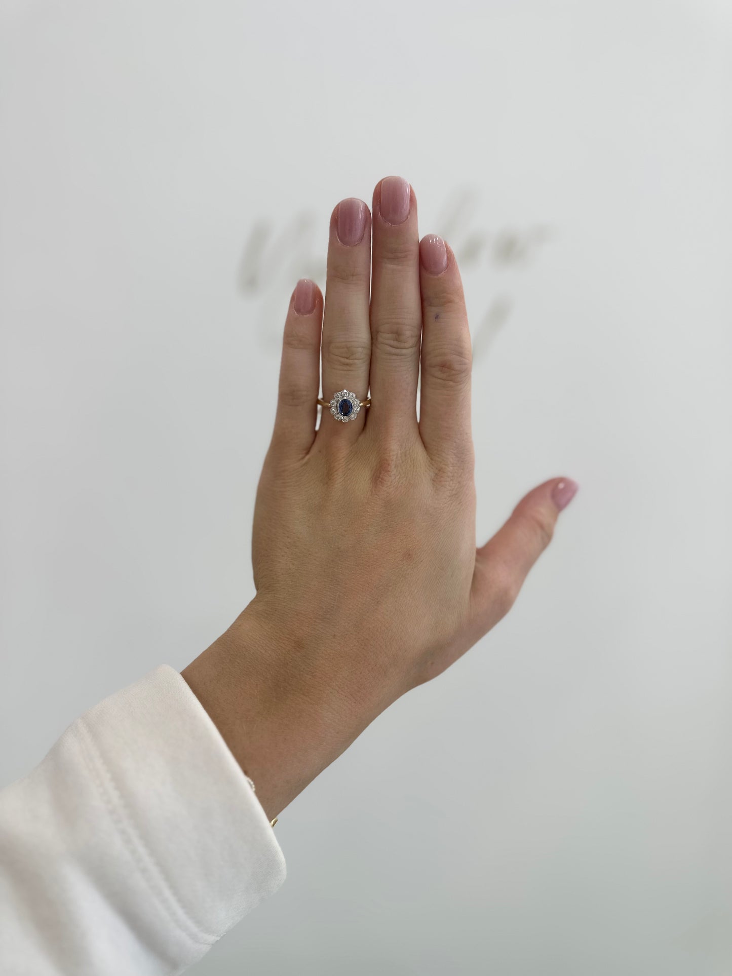Sapphire & Diamond Ring