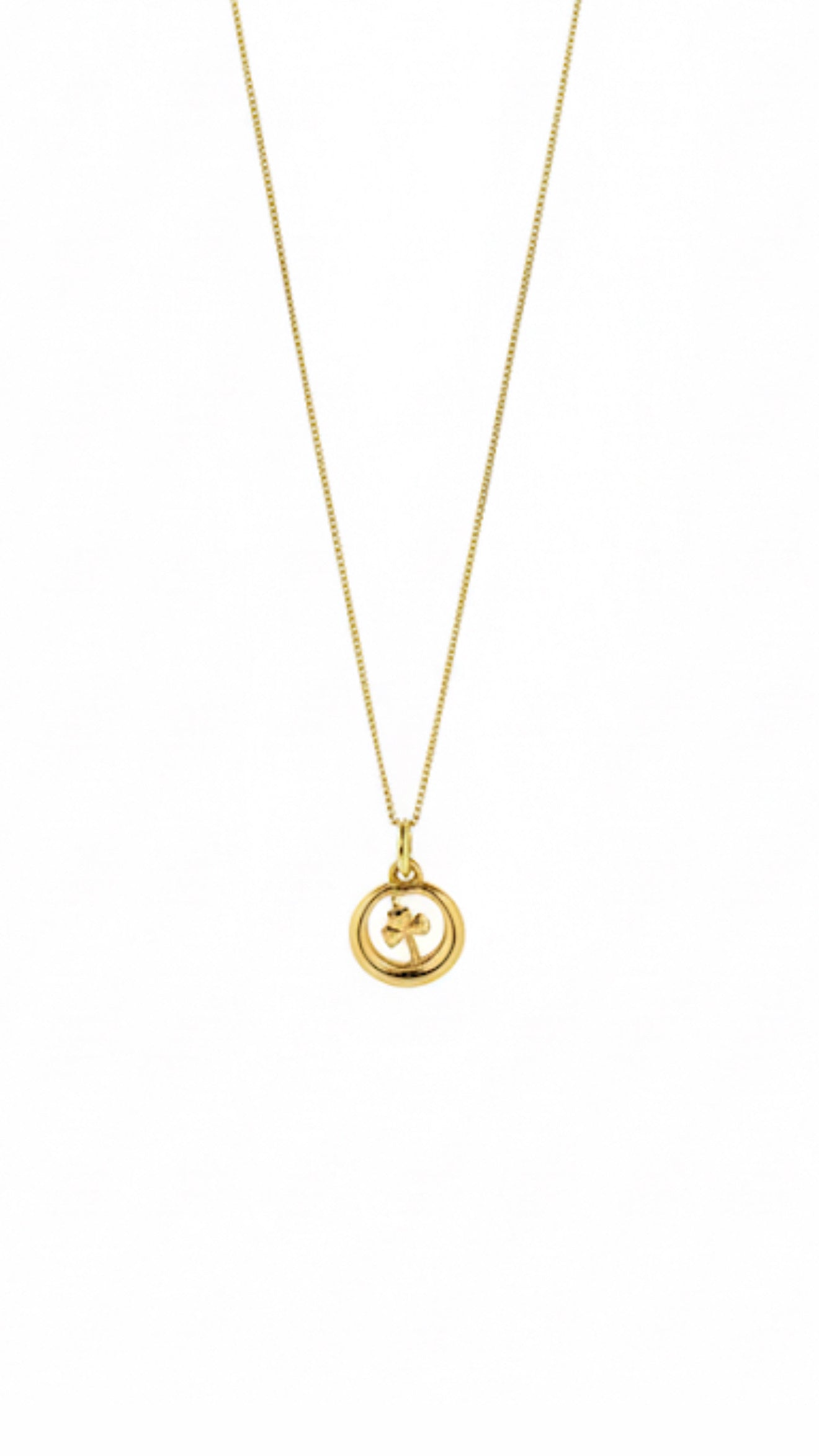 9ct Shamrock Necklace