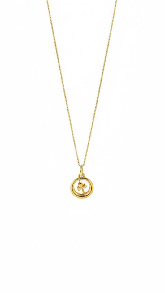 9ct Shamrock Necklace