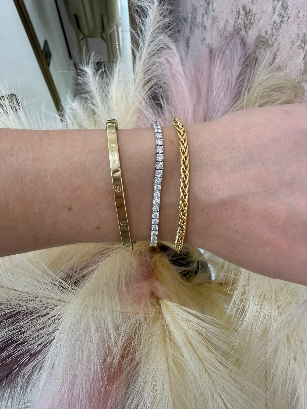 9ct Gold Palmier Bracelet