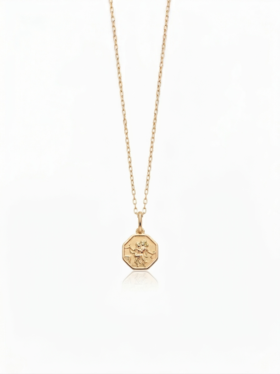 9ct Saint Christopher Necklace