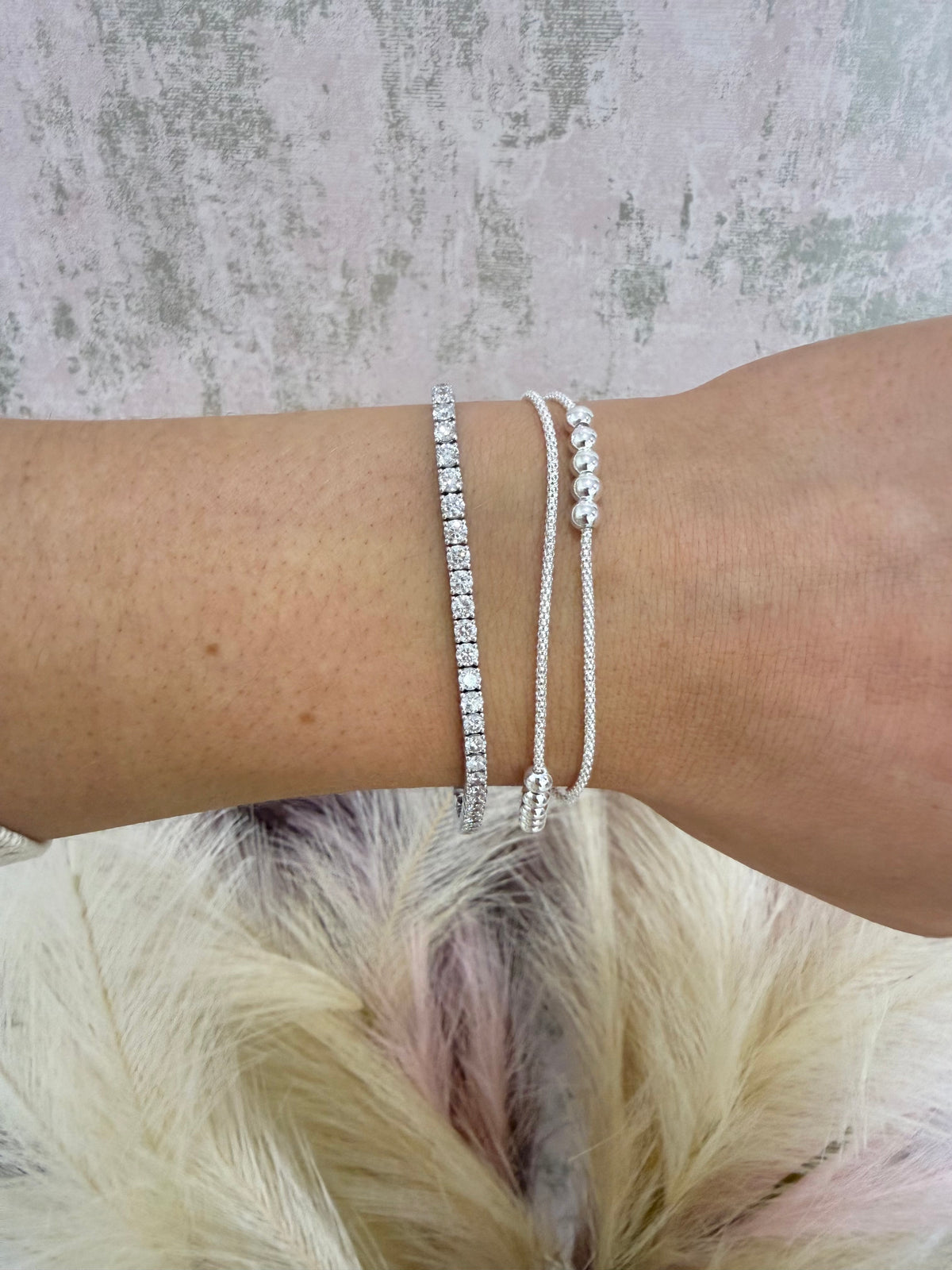 Gia Sterling Silver Layered Bracelet