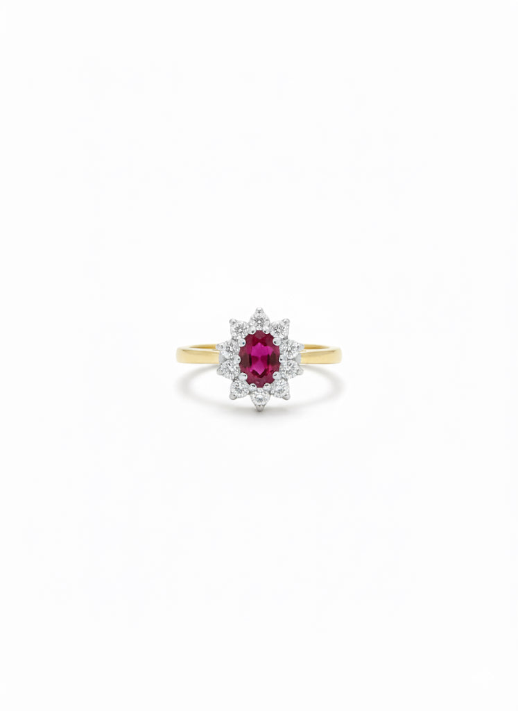 Ruby And Diamond Ring