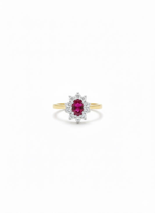 Ruby And Diamond Ring