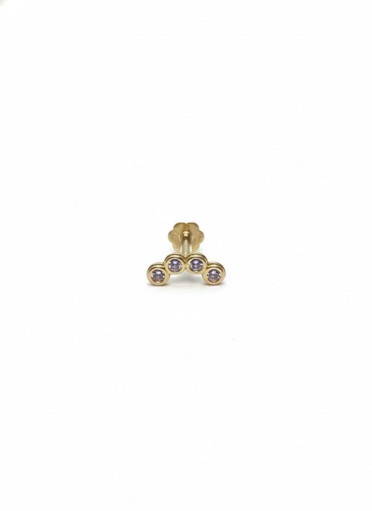 Deborah Single Flatback Earring