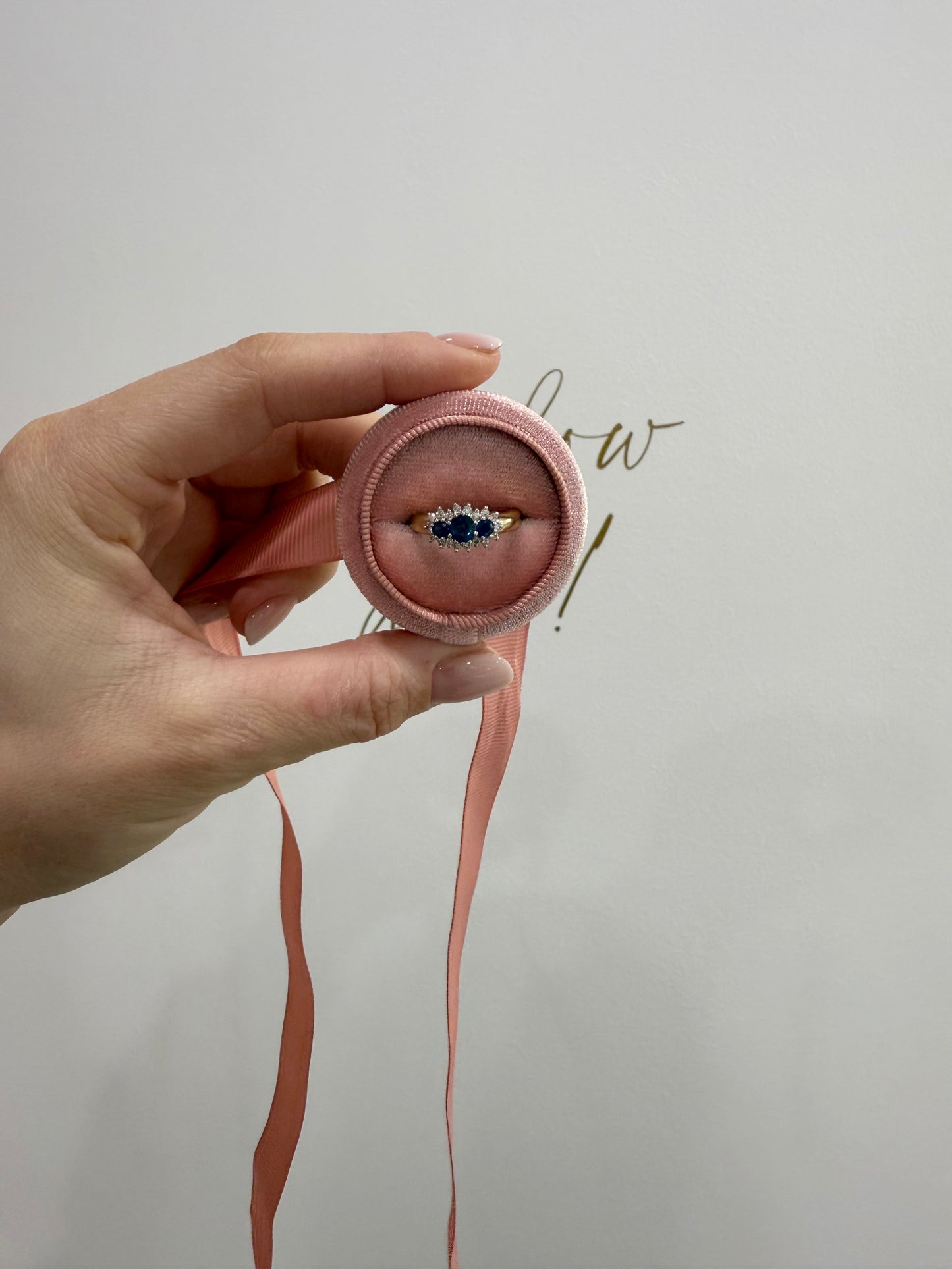 9ct Sapphire & Diamond Ring