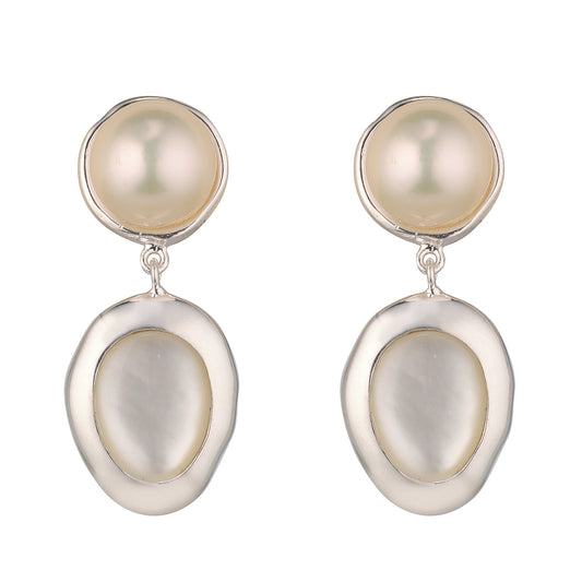 Carmelo Silver Earrings