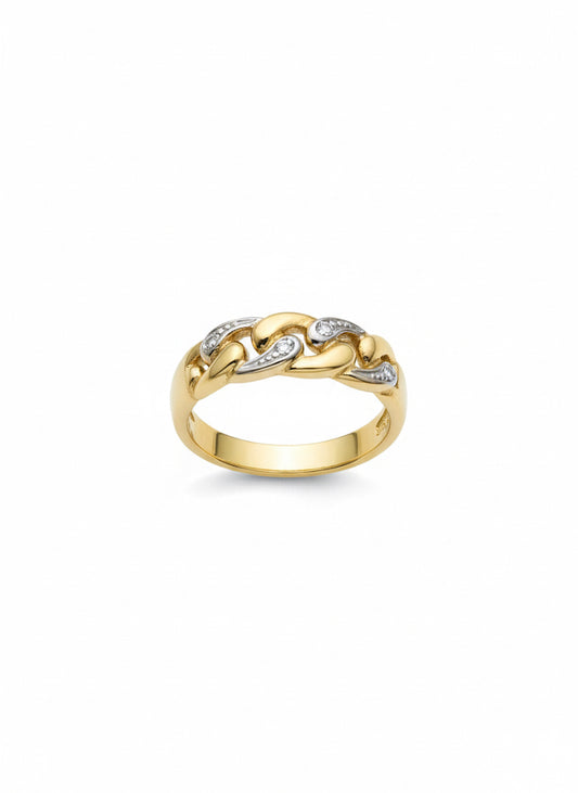 9ct Celtic Diamond Ring