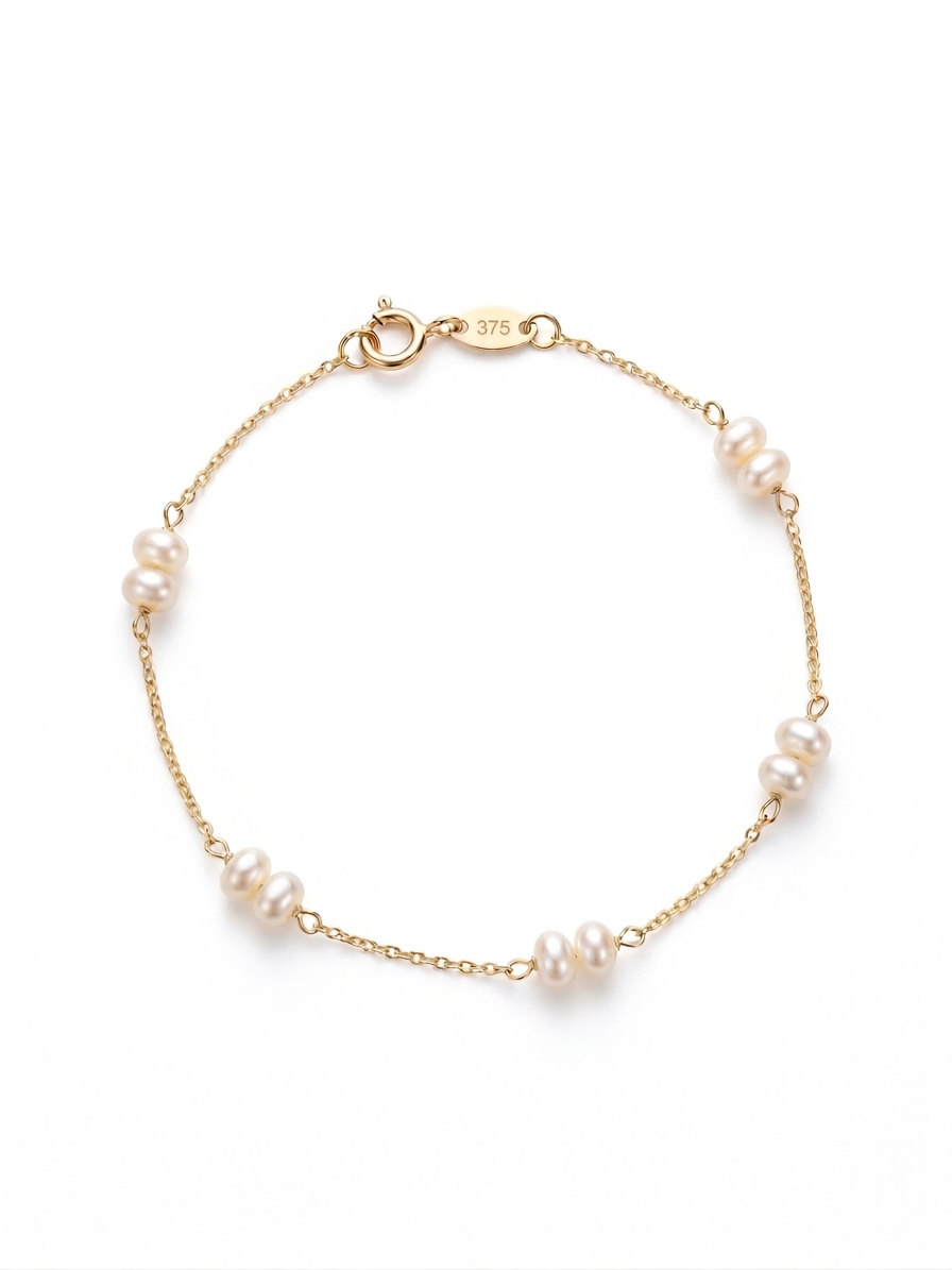 Michelle 9ct Pearl Bracelet