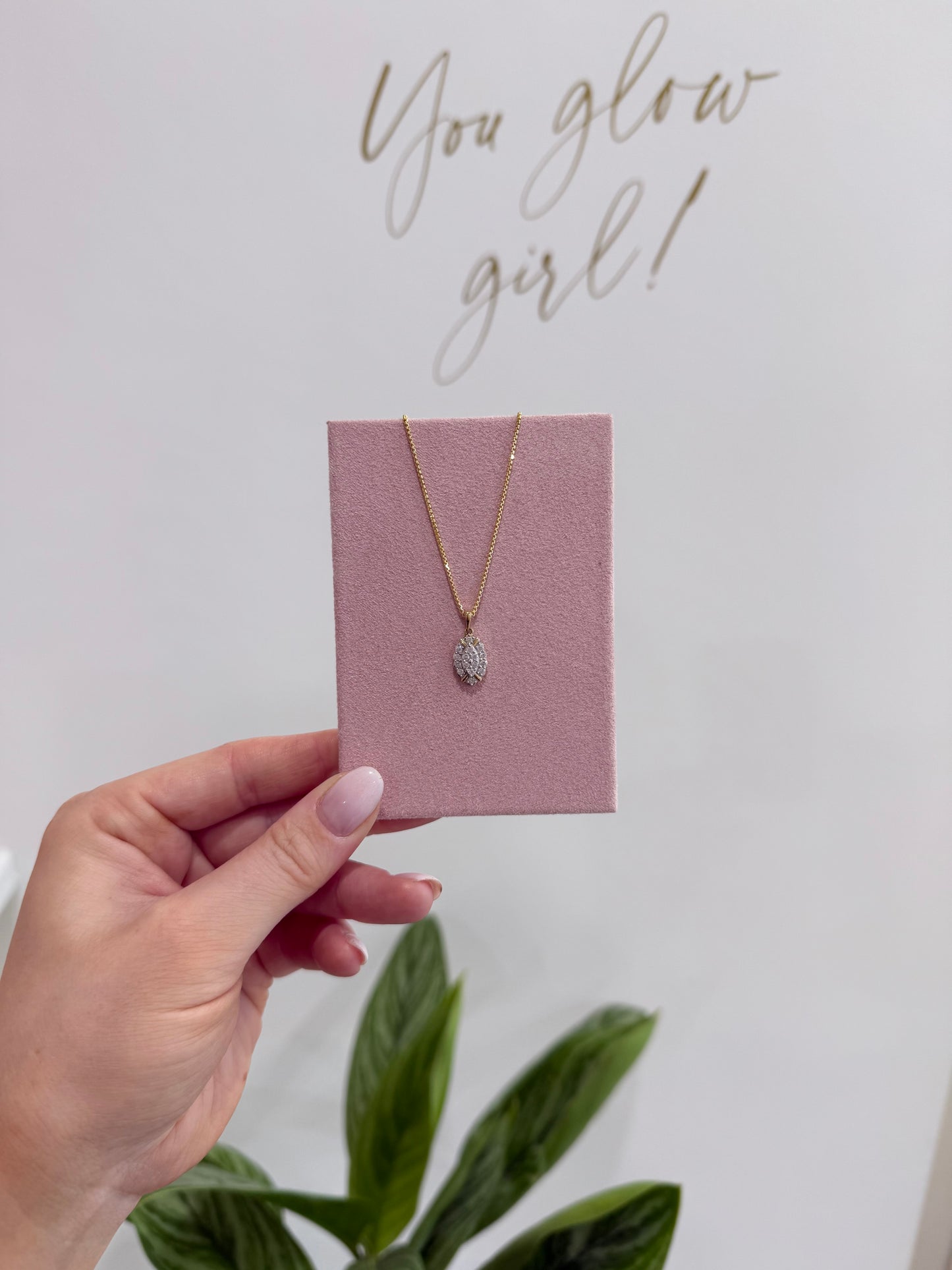 9ct Diamond Necklace