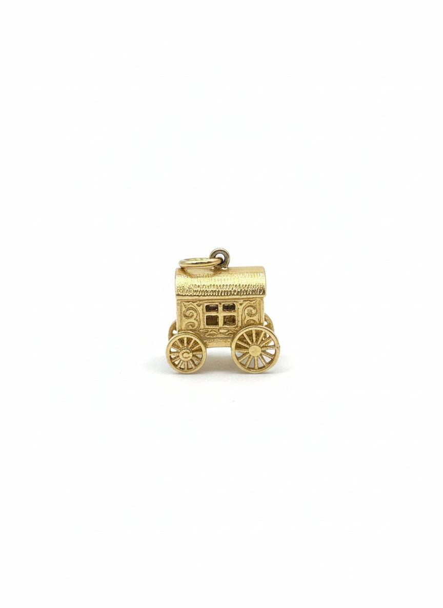 9ct Heavy Carriage Charm