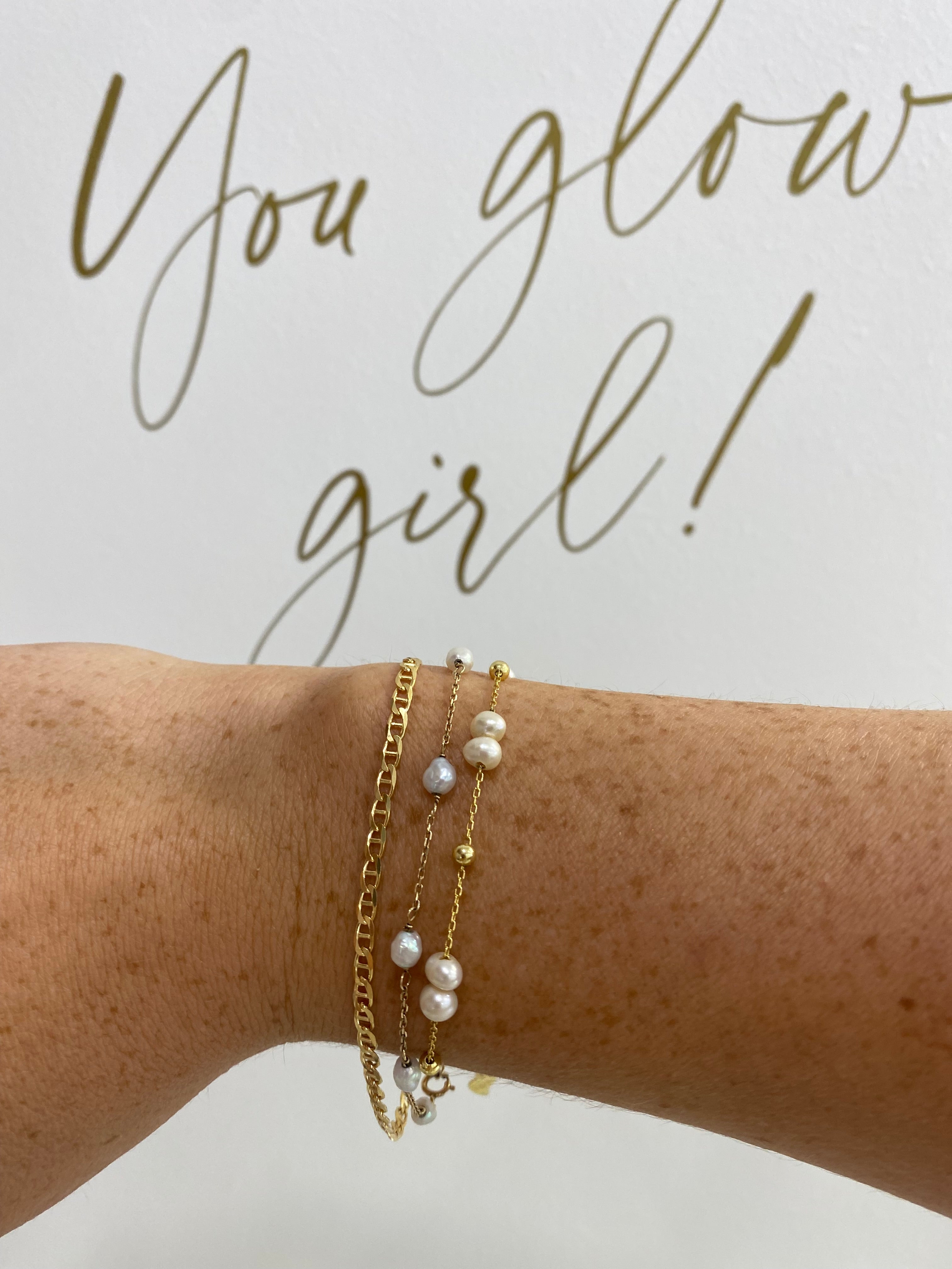 9ct Cindy Anchor Link Bracelet