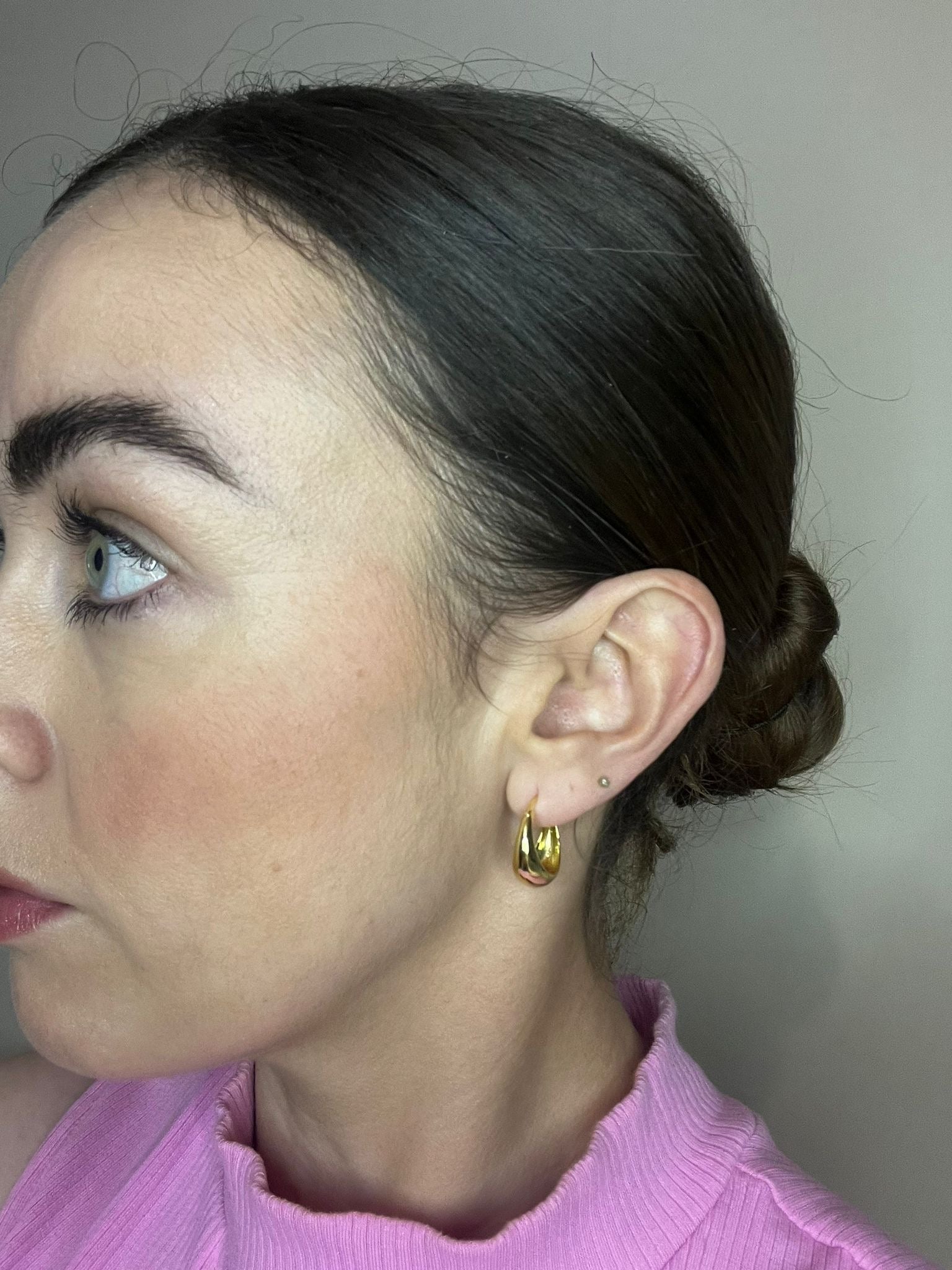 Charli Gold Plated Hoops