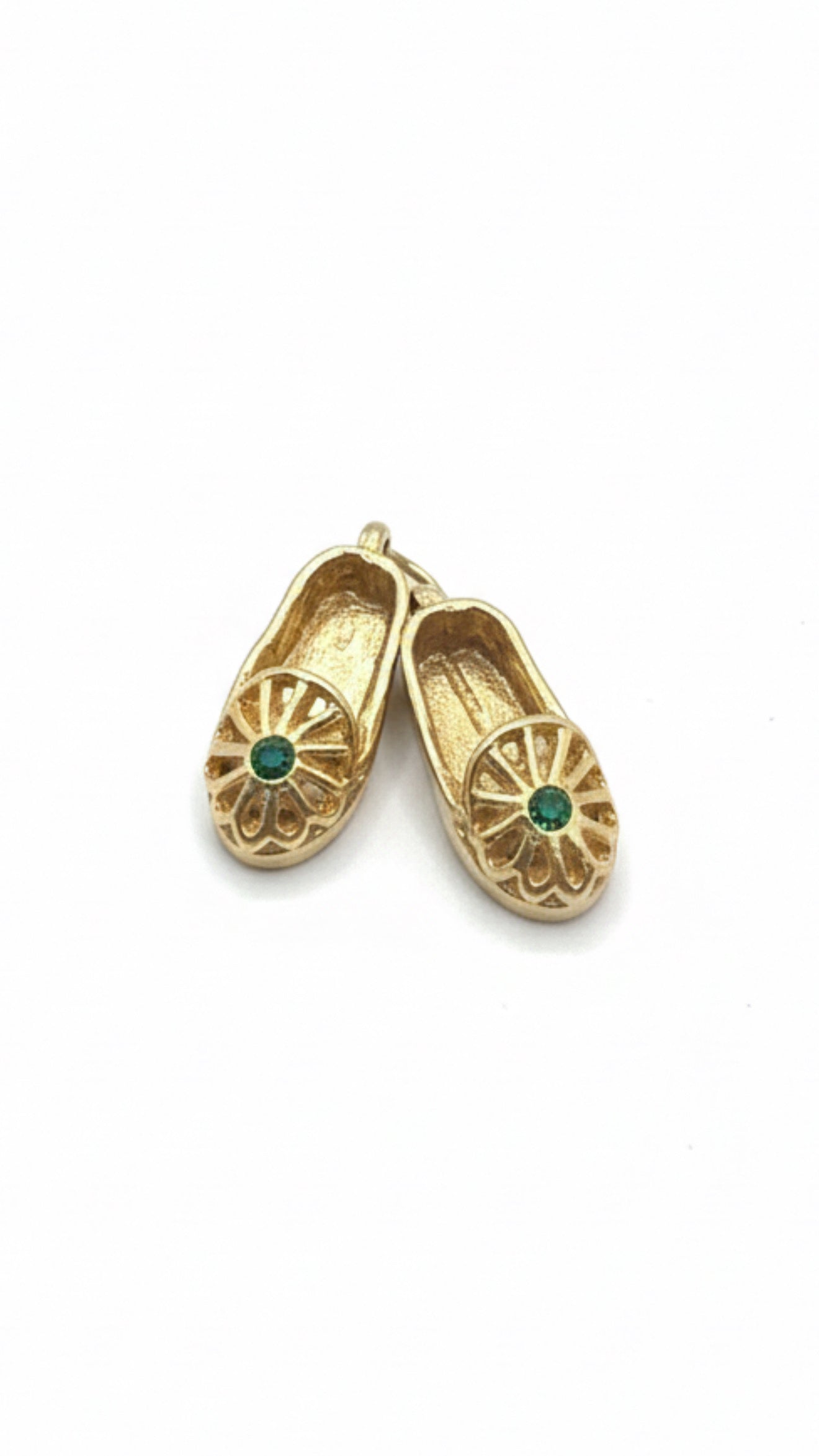 9ct Heavy Ballerina Shoes Charm