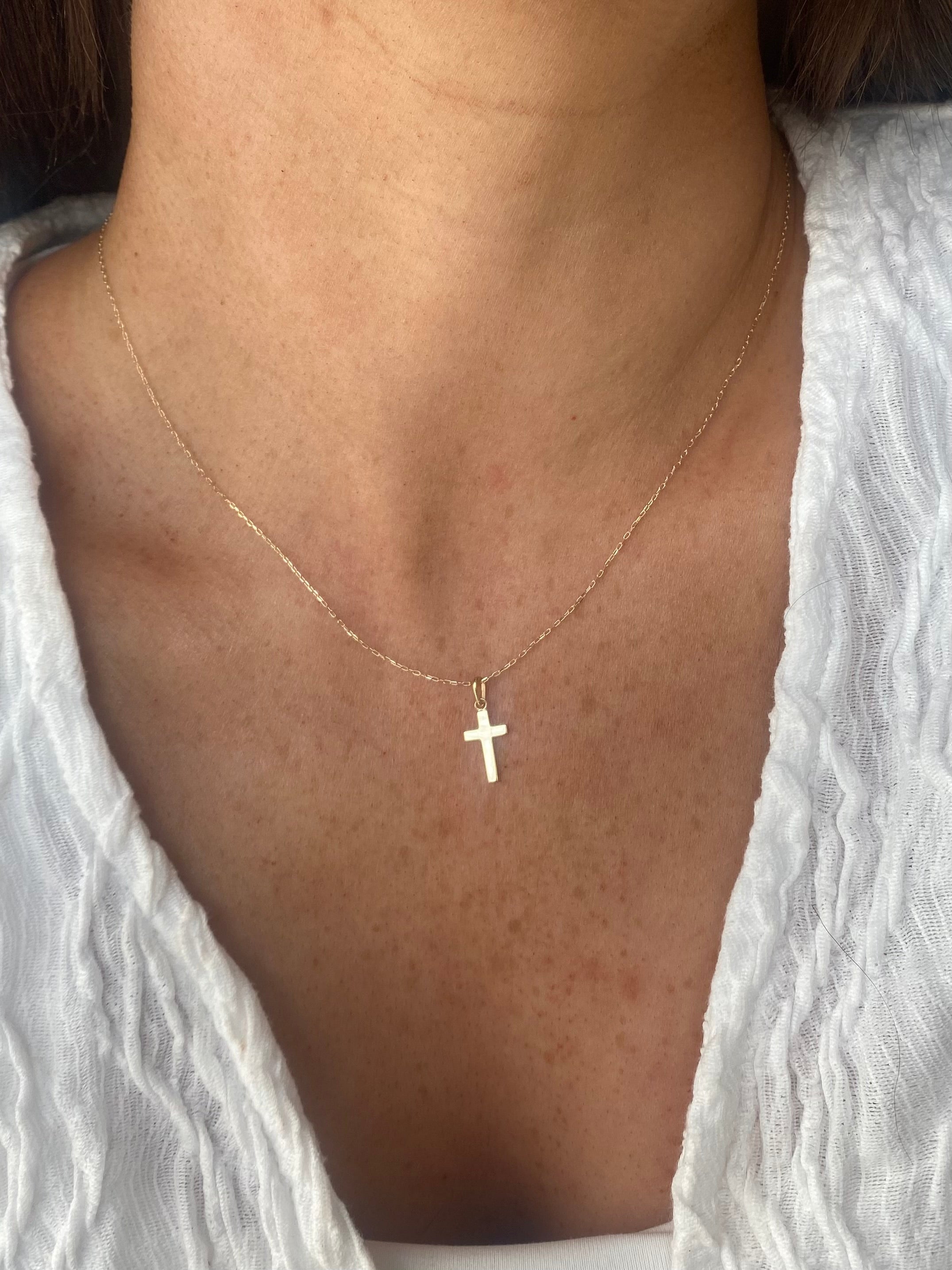 9ct Gold Cross Necklace