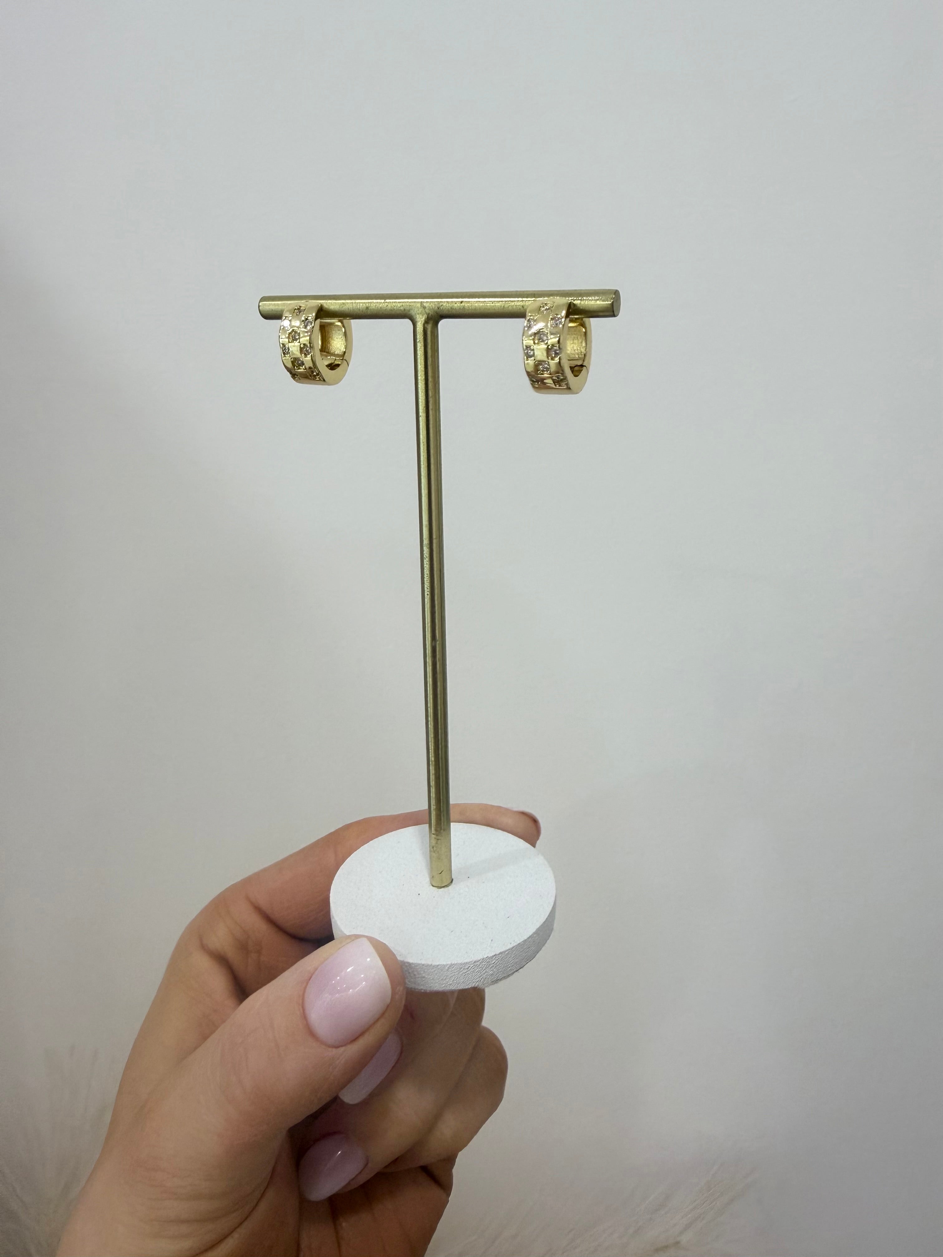 Petra Gold Plated Hoops