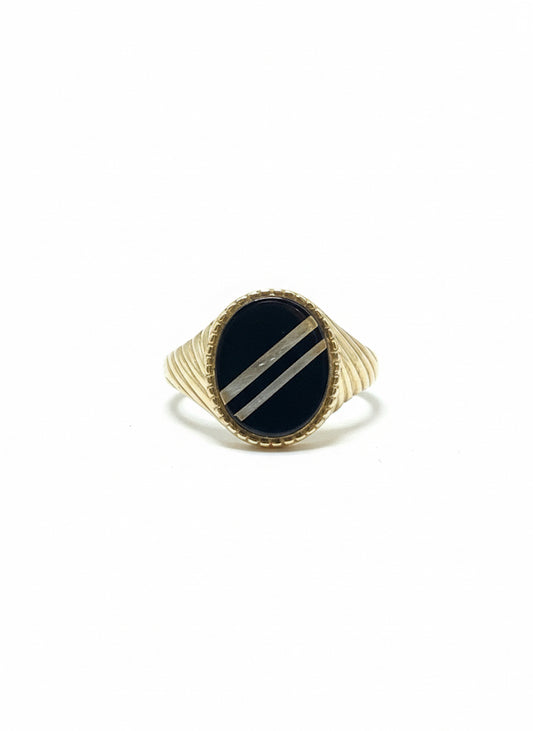 9ct Gold Onyx Signet Ring