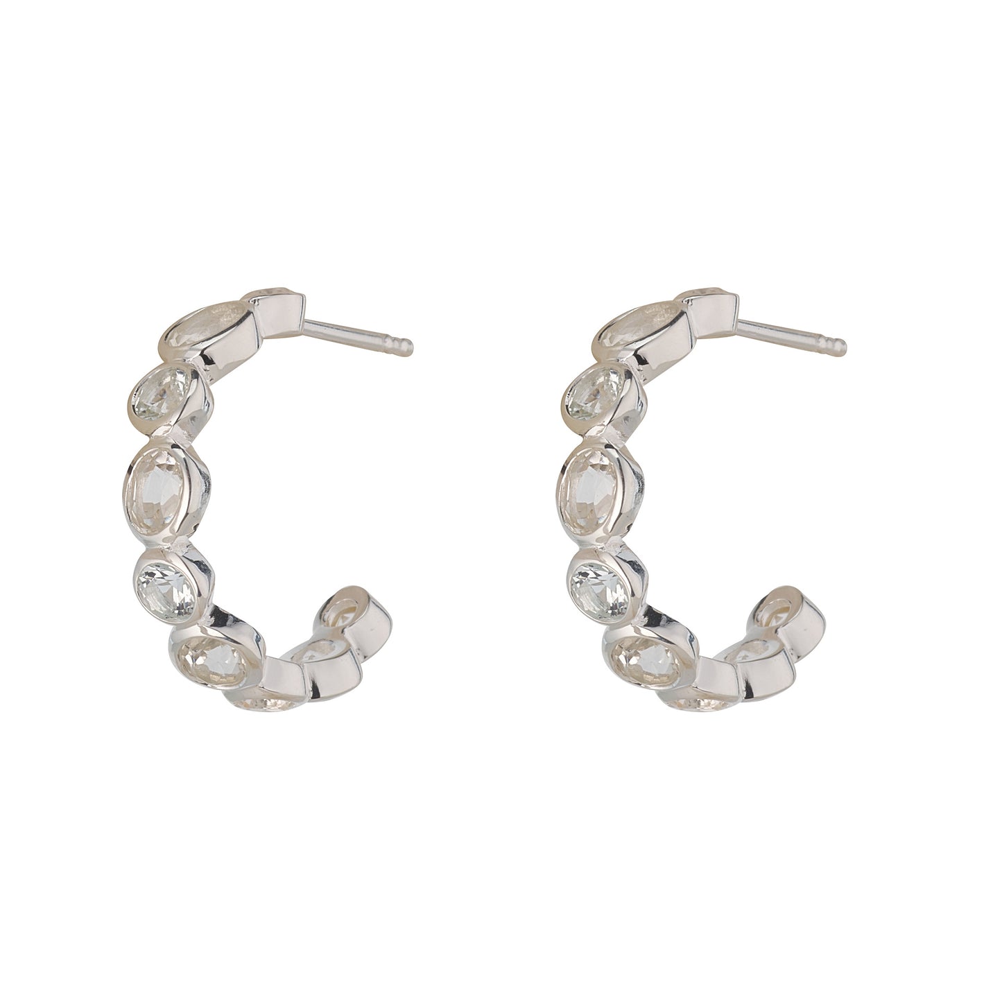 Sailor Silver Hoops