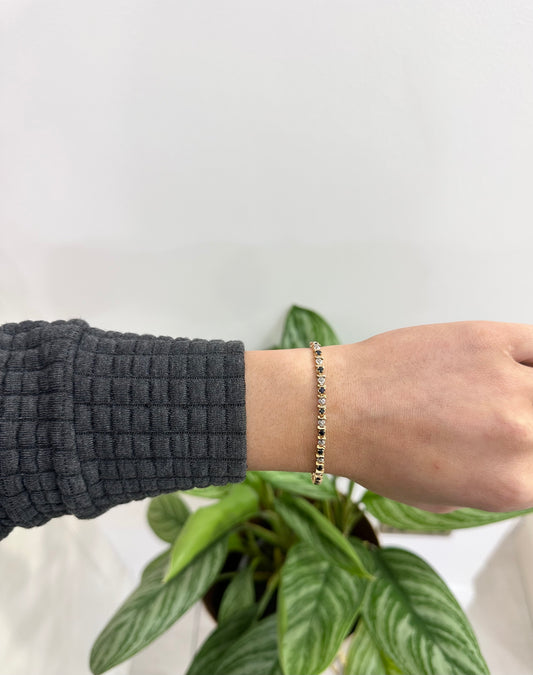 9ct Sapphire & Diamond Bracelet