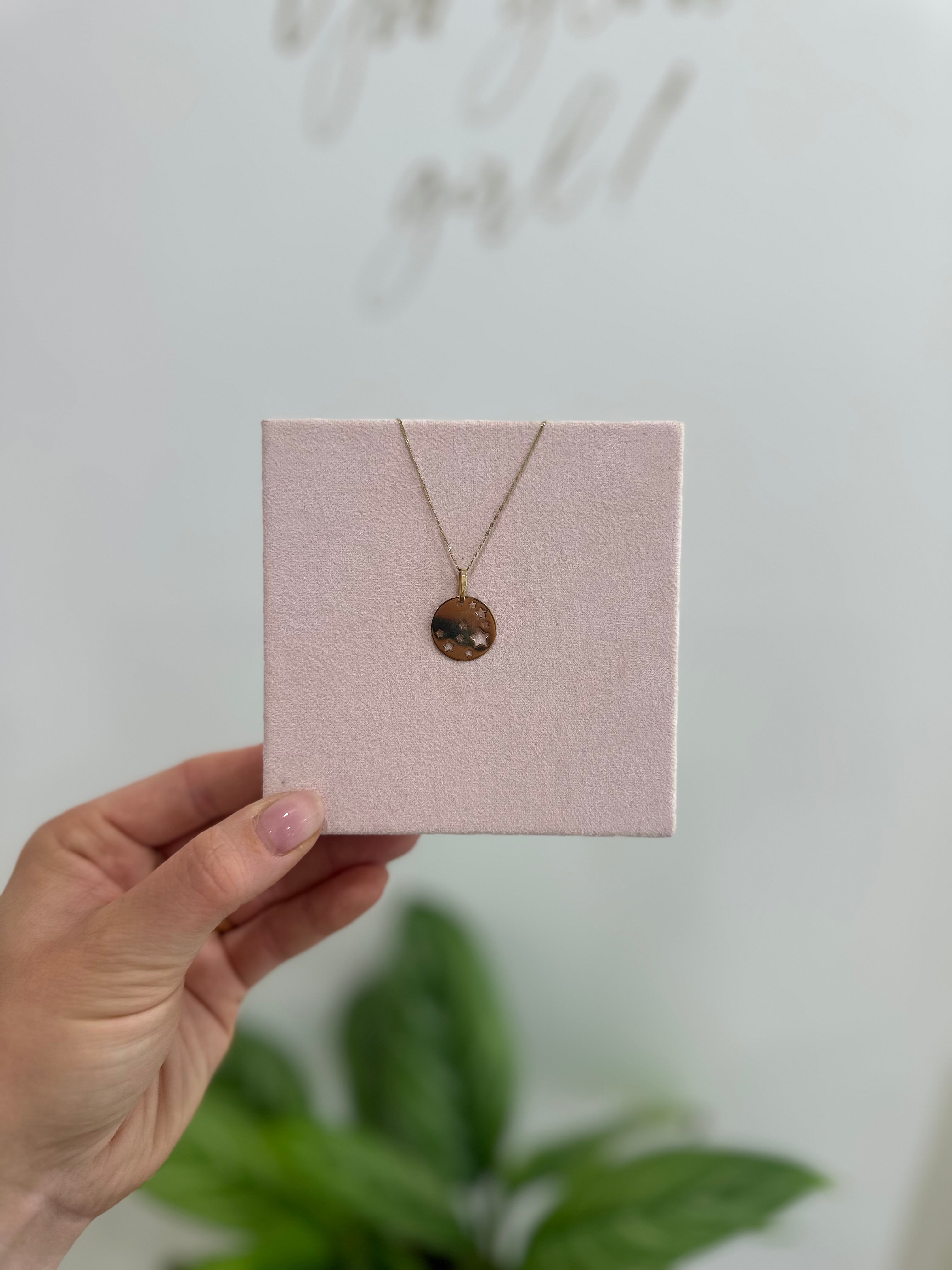 Star Disc Necklace