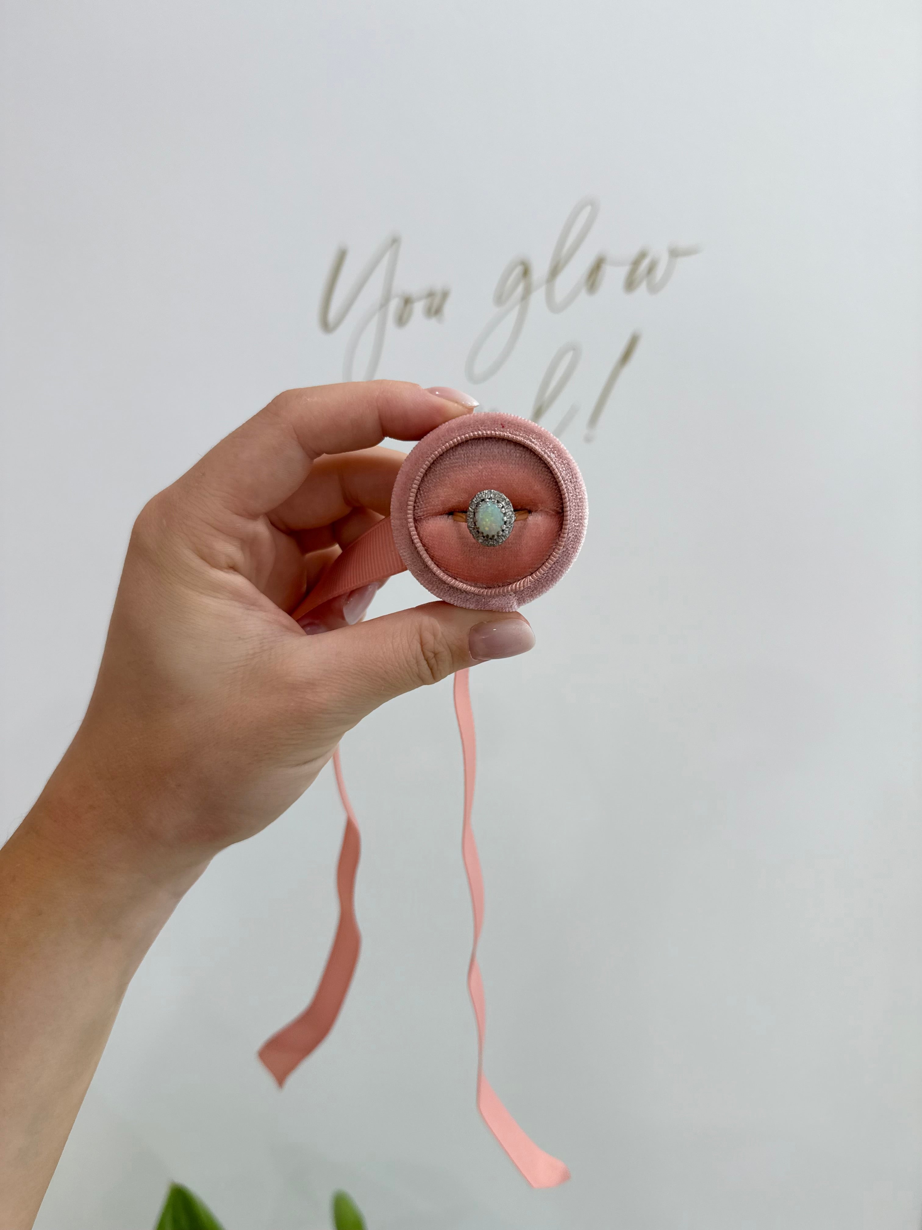 18ct Opal & Diamond Ring