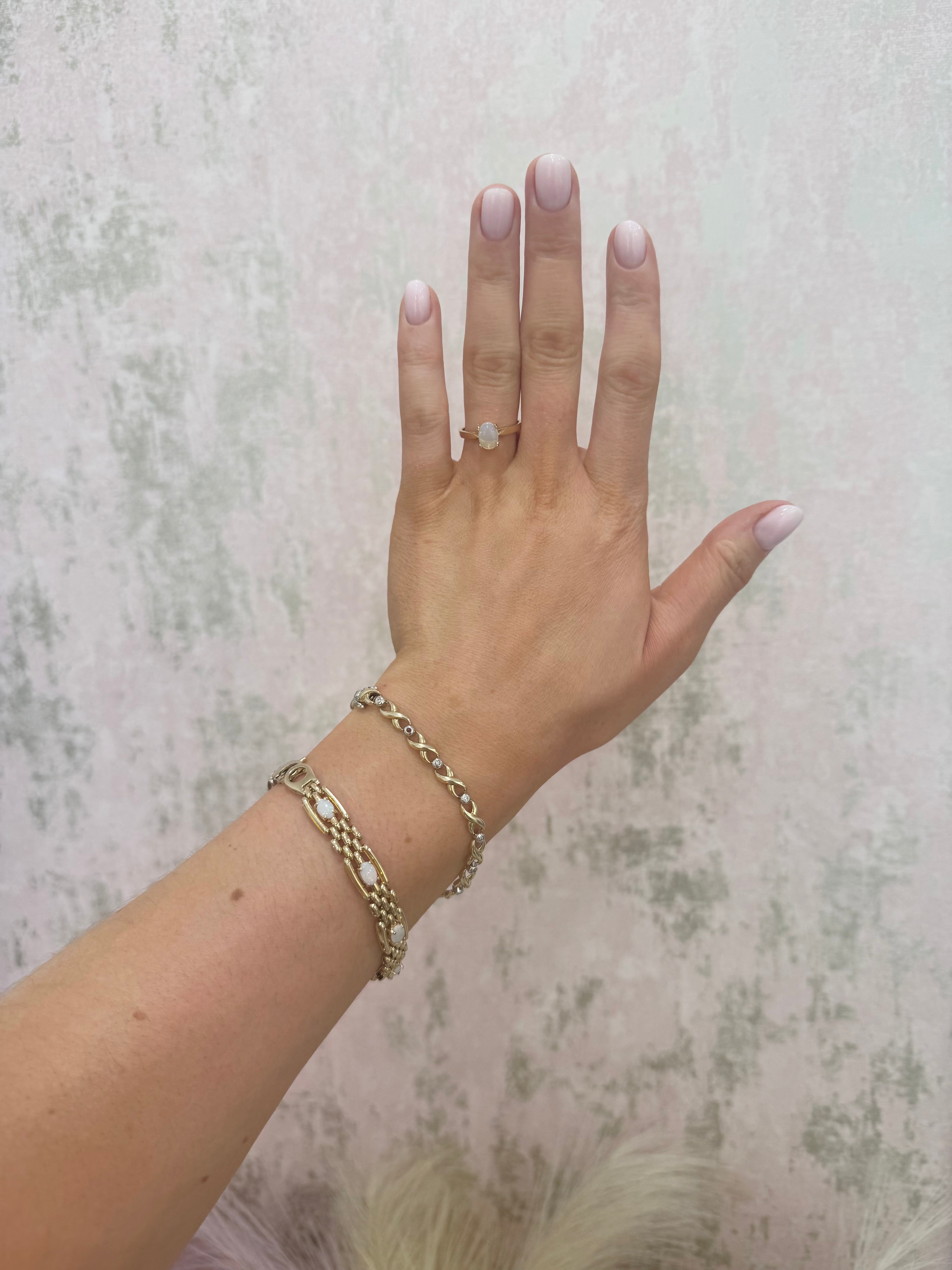 9ct Gold Opal Vintage Bracelet