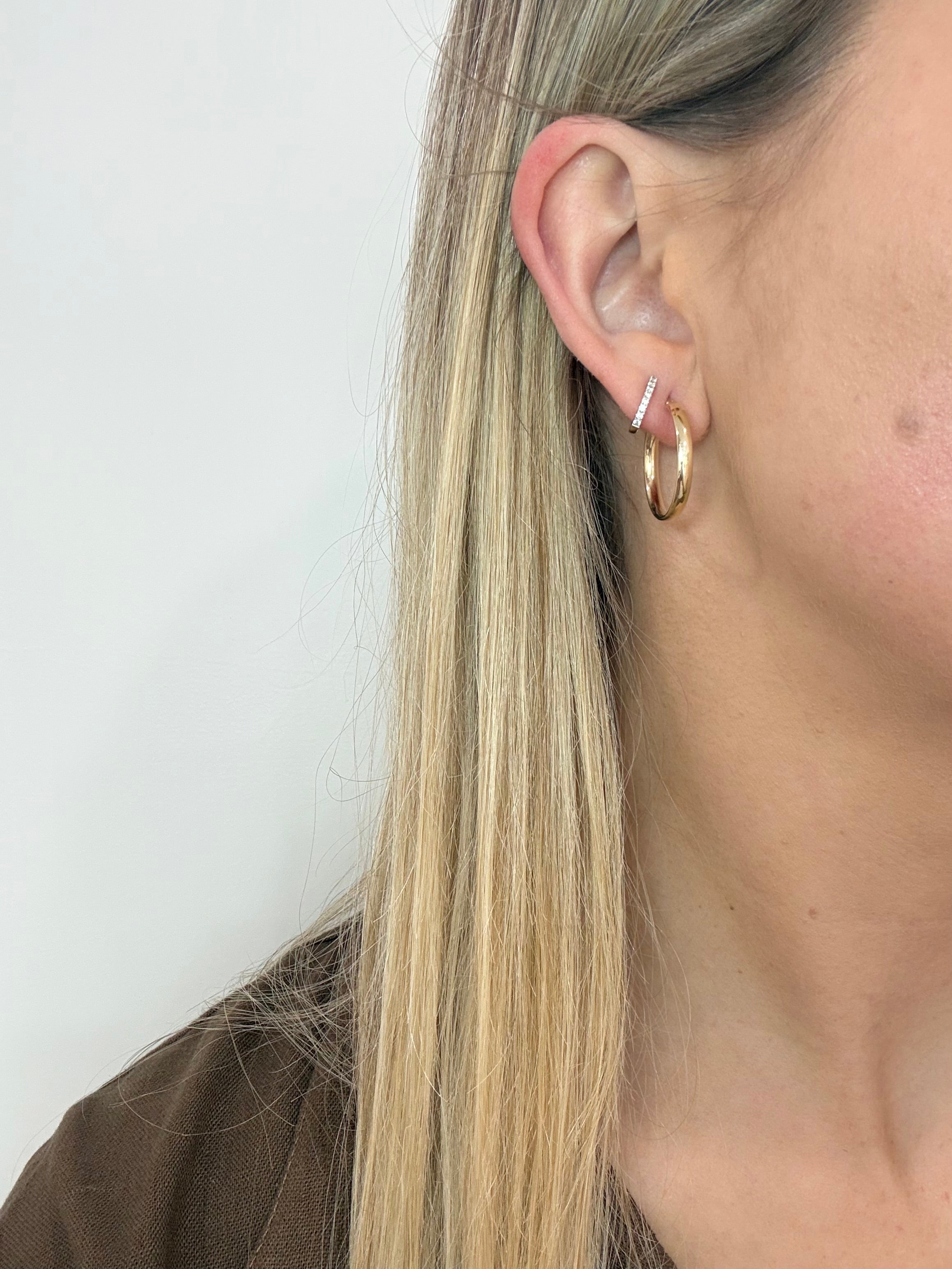 9ct Gold Large Hoop Earrings