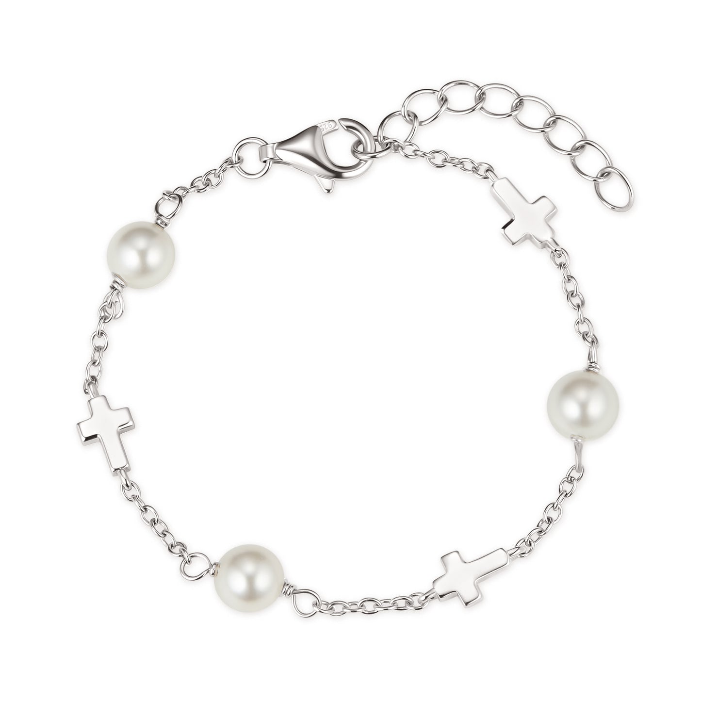 Silver Communion Bracelet