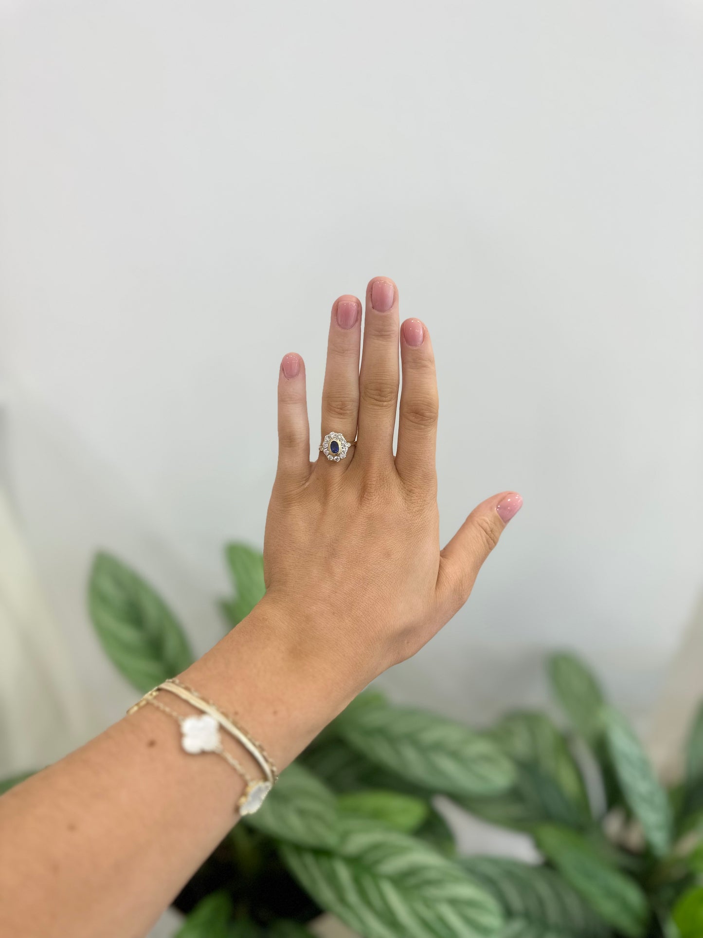 Sapphire & Diamond Ring