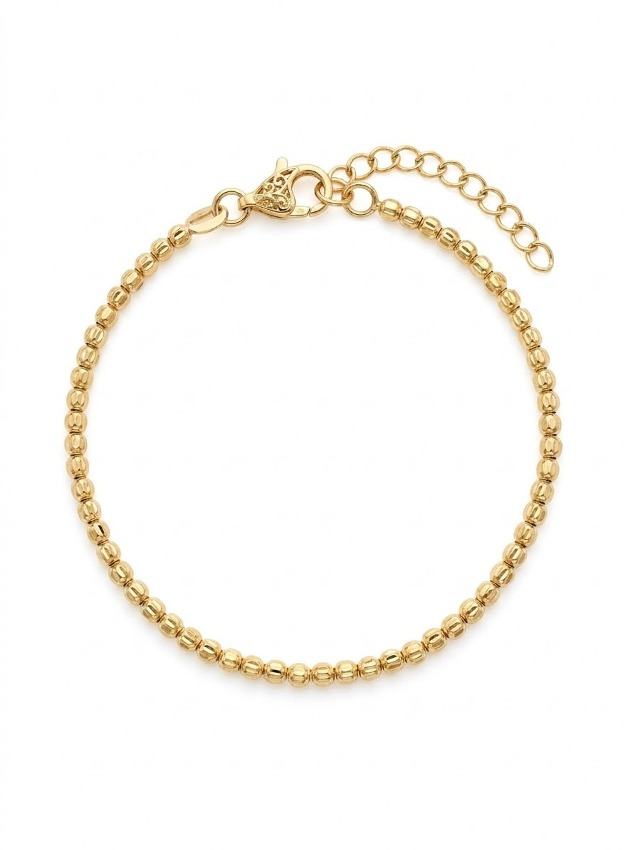 Elodie Gold Pated Bracelet