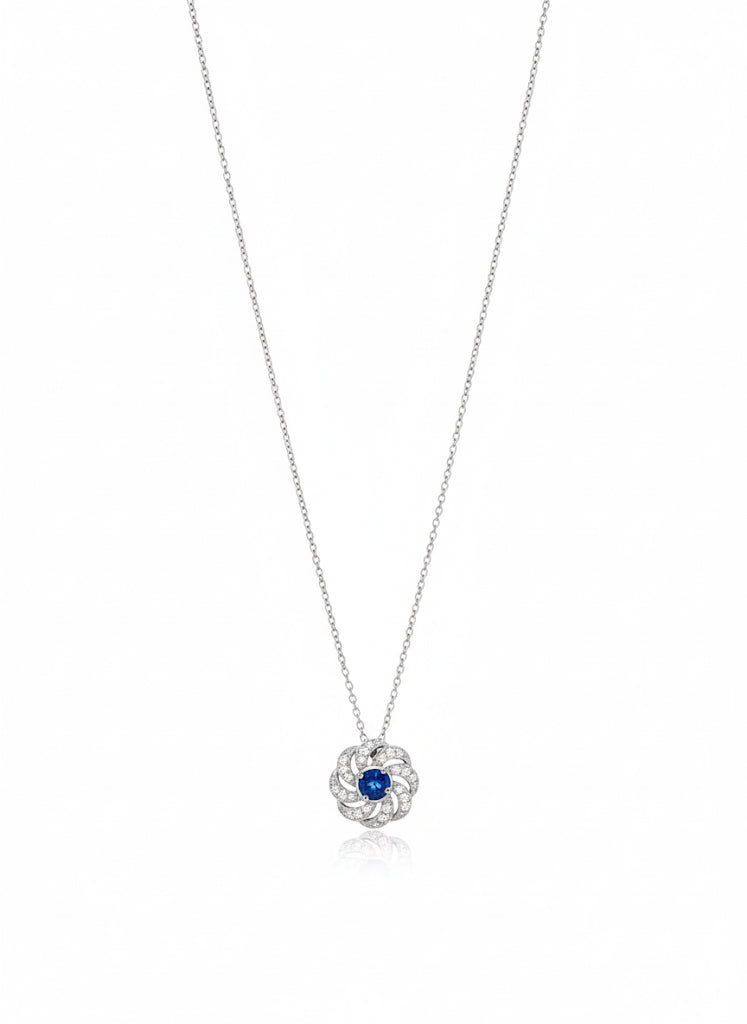18ct Sapphire  & Diamond Necklace