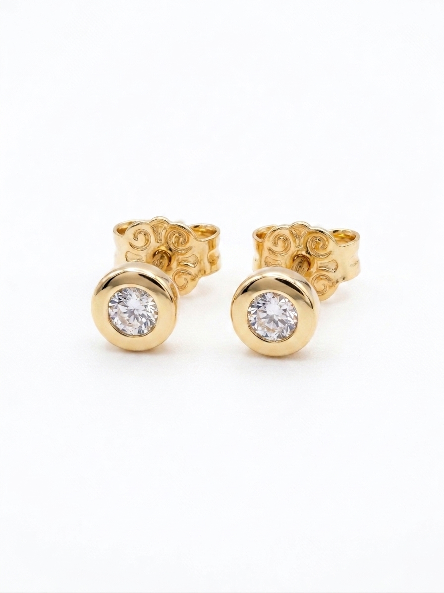 9ct Gold Meghan Stud Earrings
