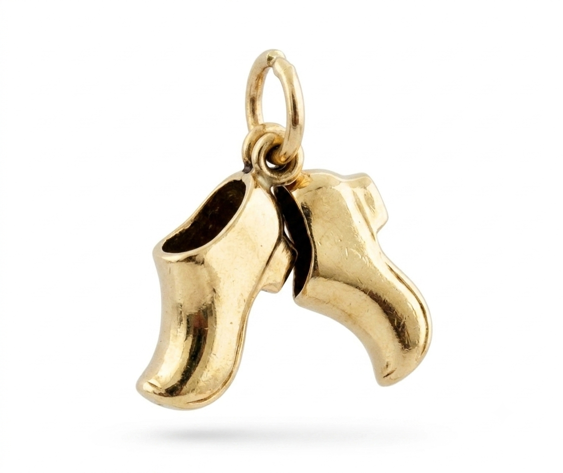 Vintage Pair of Dutch Clogs Charm