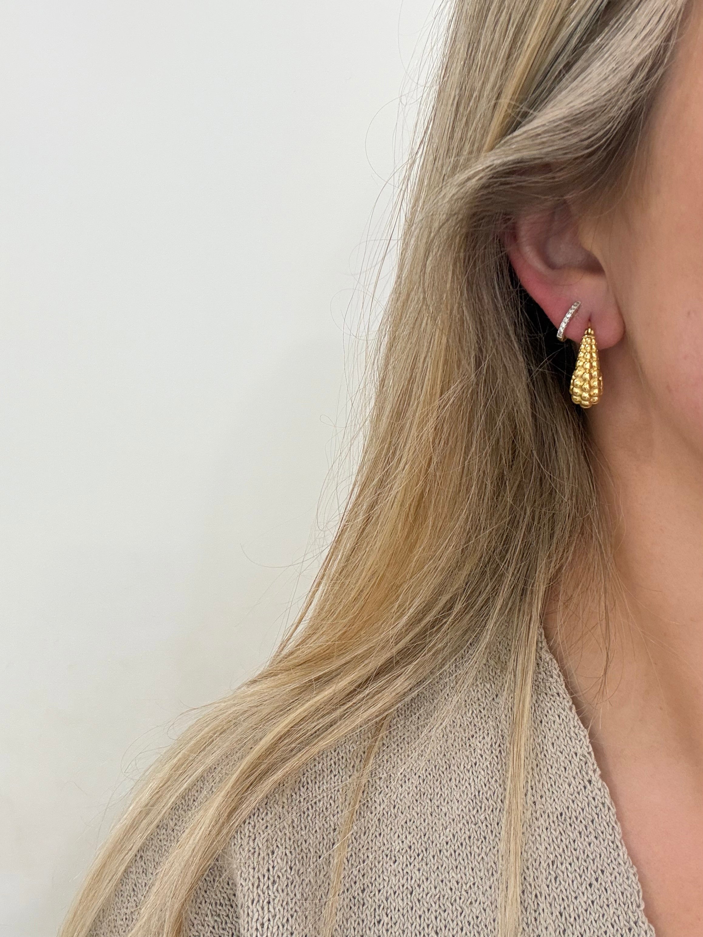 Tori Gold Plated Hoop Earrings