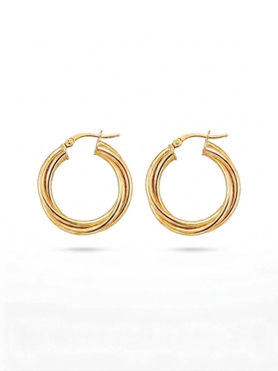 Hollie Gold Plated Hoops