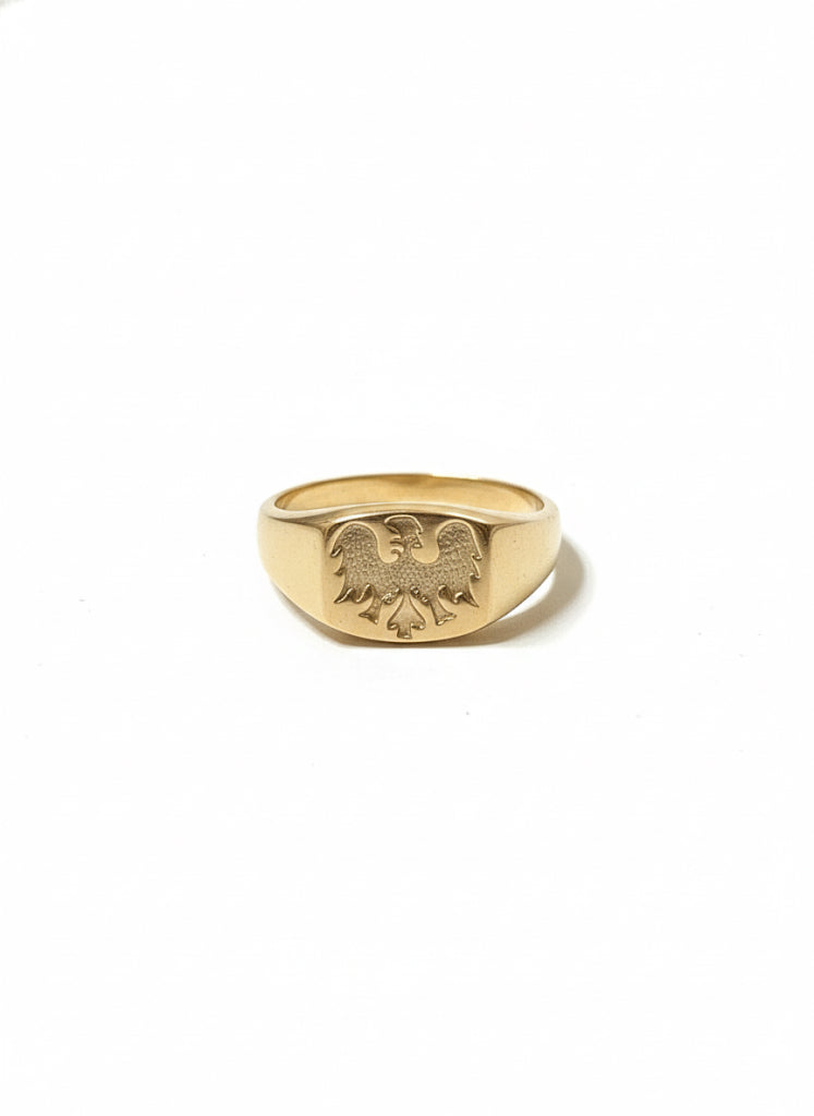 9ct Gold Crest Ring